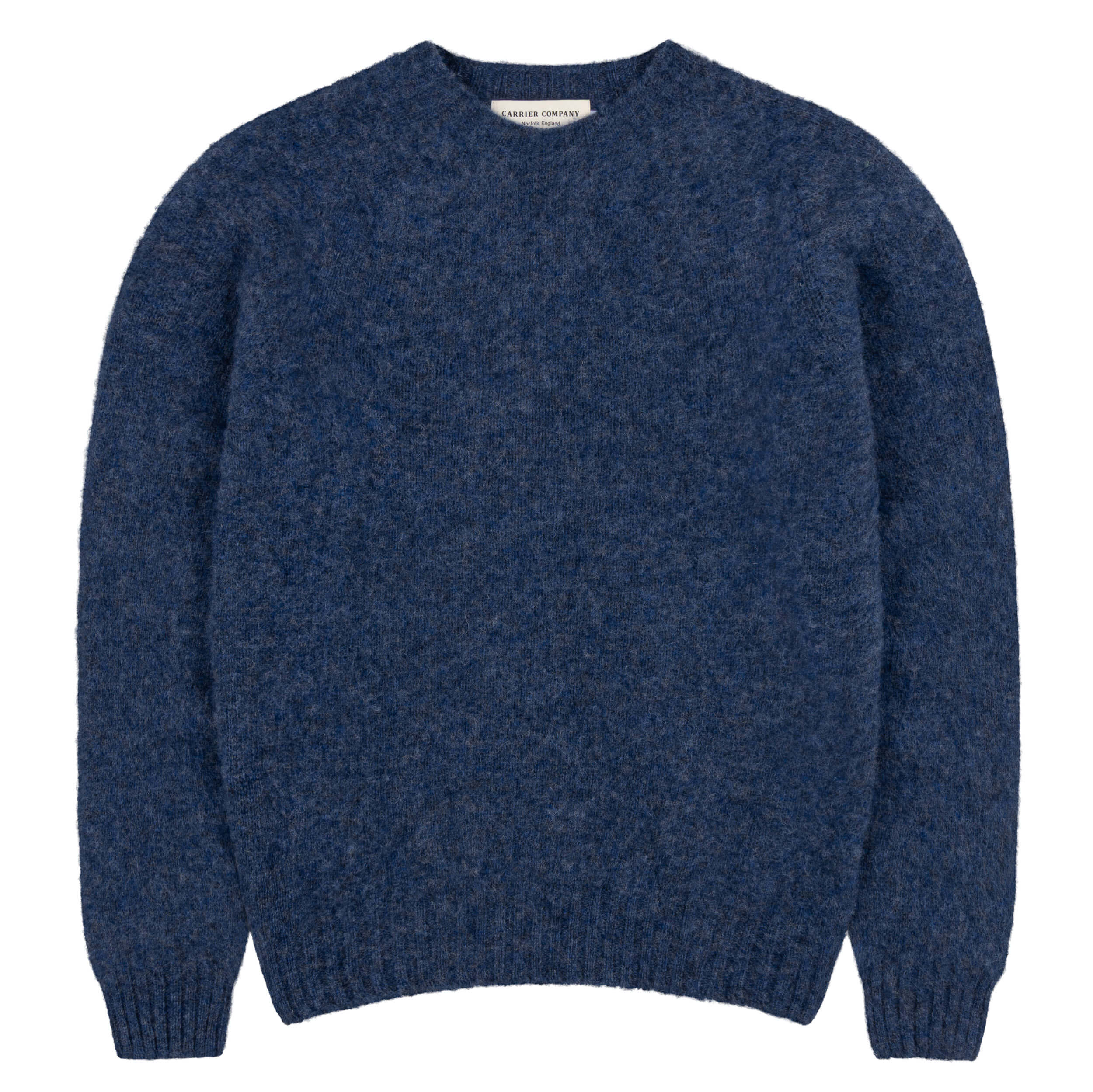 Brushed Shetland Lambswool Jumper North Sea