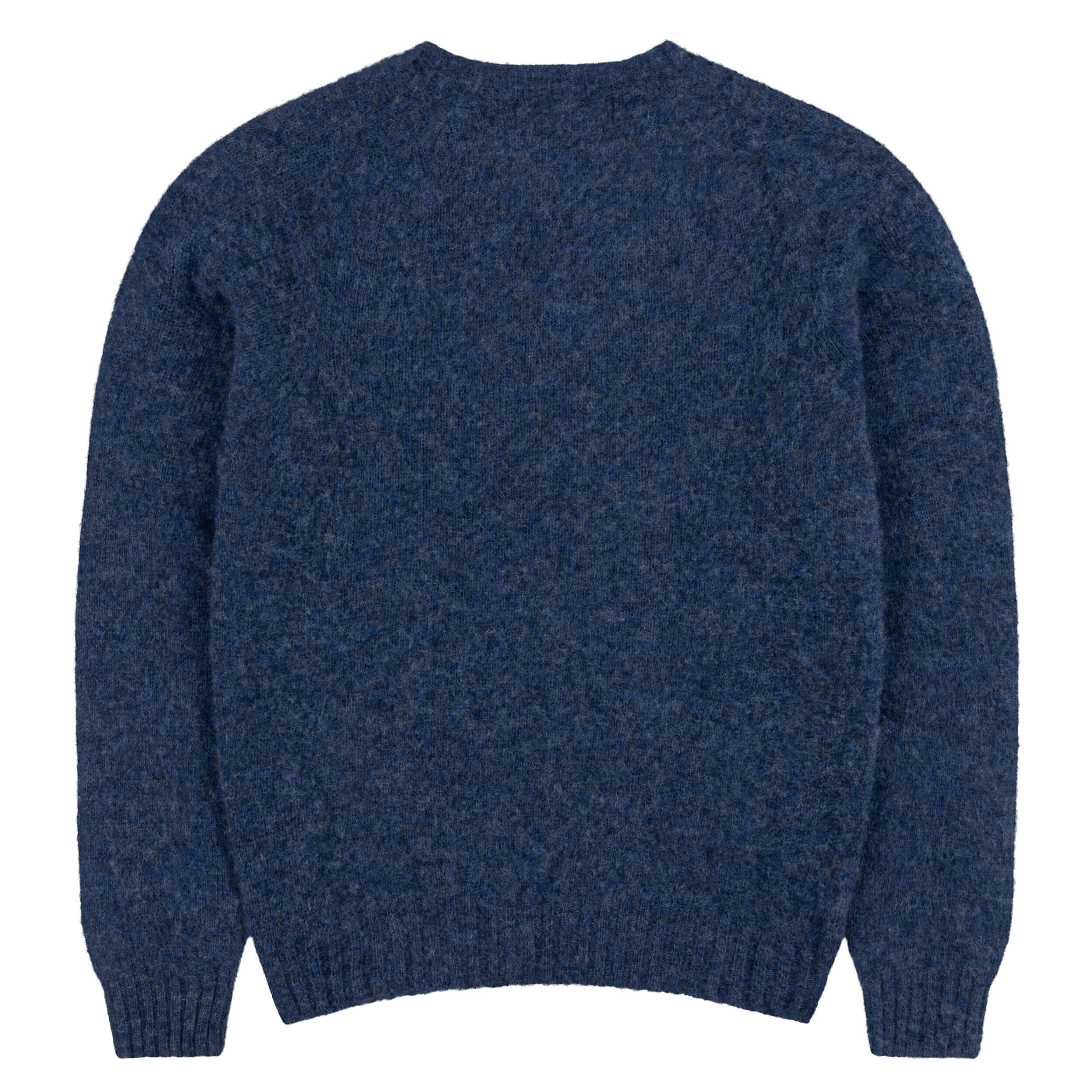 Brushed Shetland Lambswool Jumper North Sea - Image 2