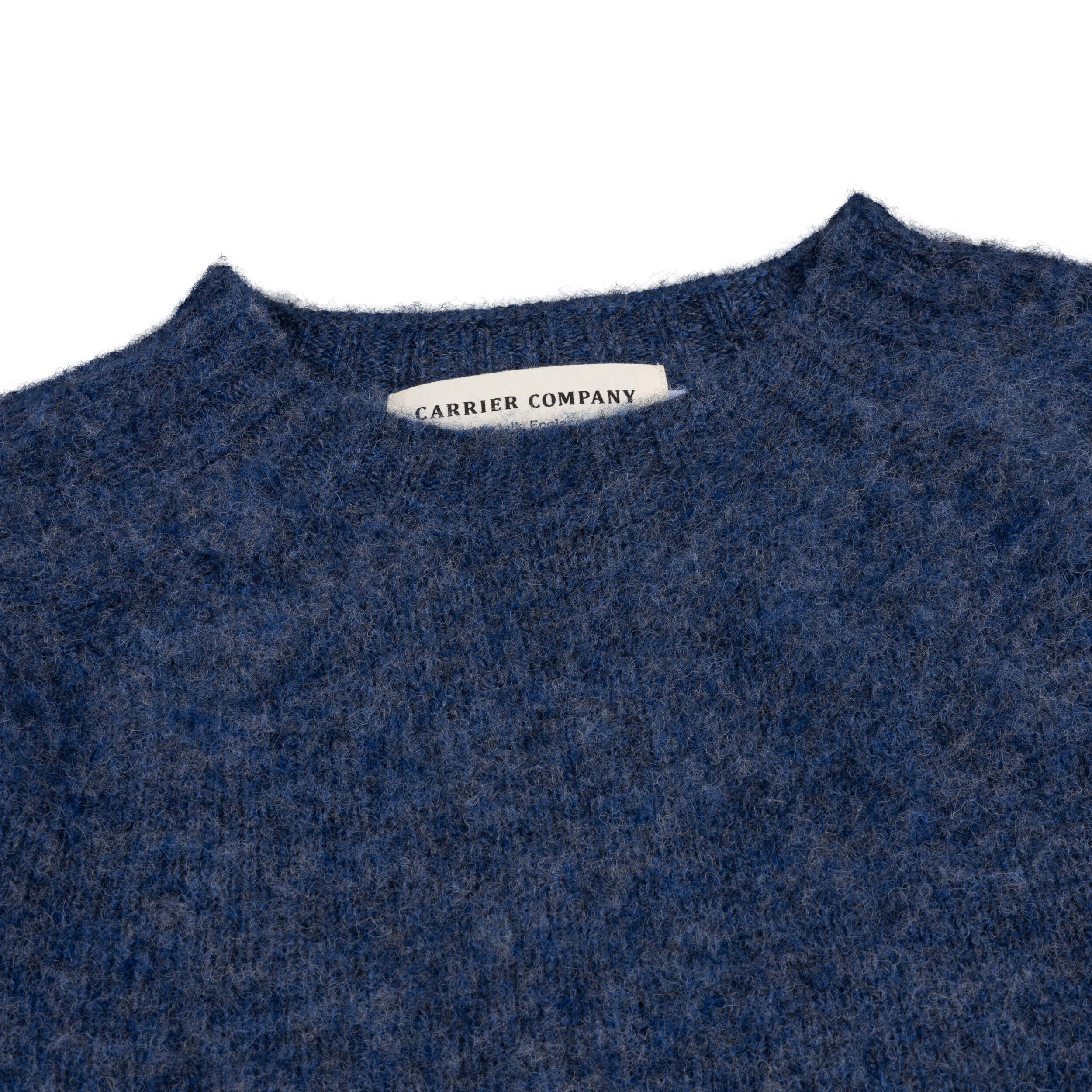 Brushed Shetland Lambswool Jumper North Sea - Image 3