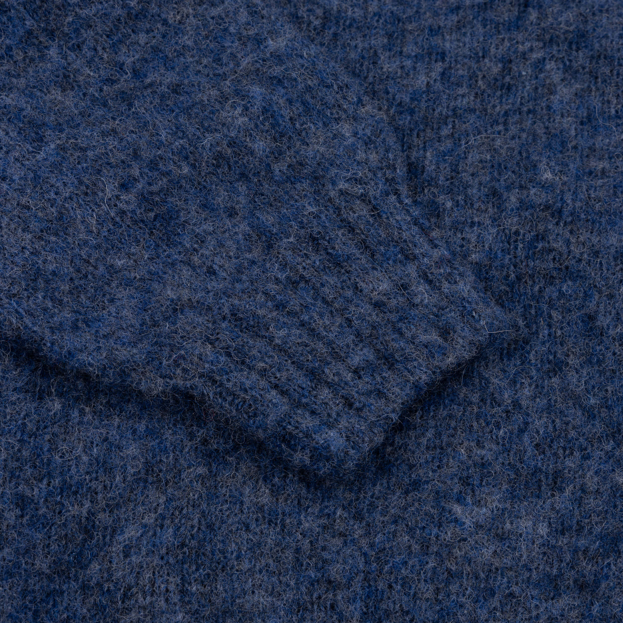 Brushed Shetland Lambswool Jumper North Sea - Image 4