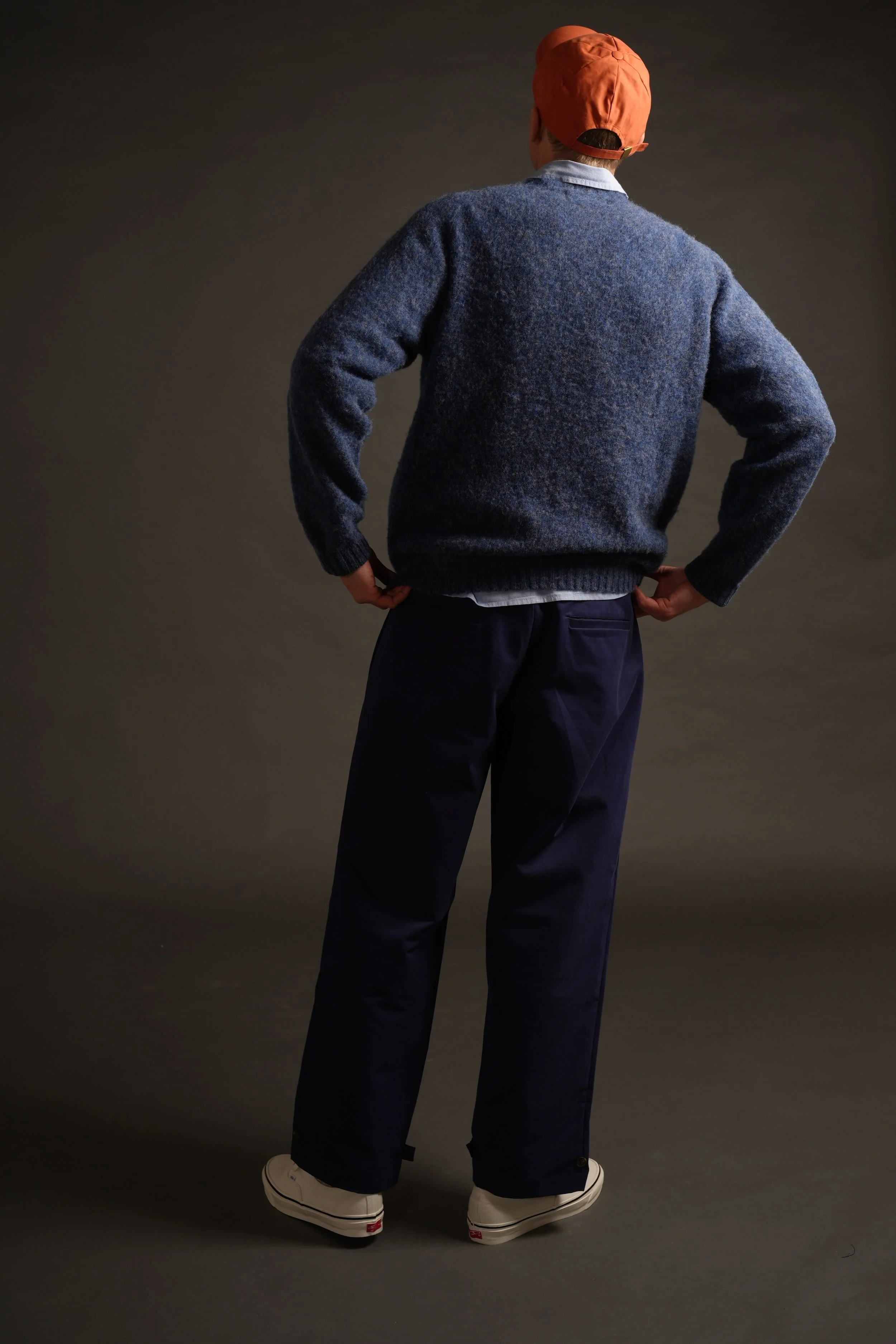 Brushed Shetland Lambswool Jumper North Sea - Image 6