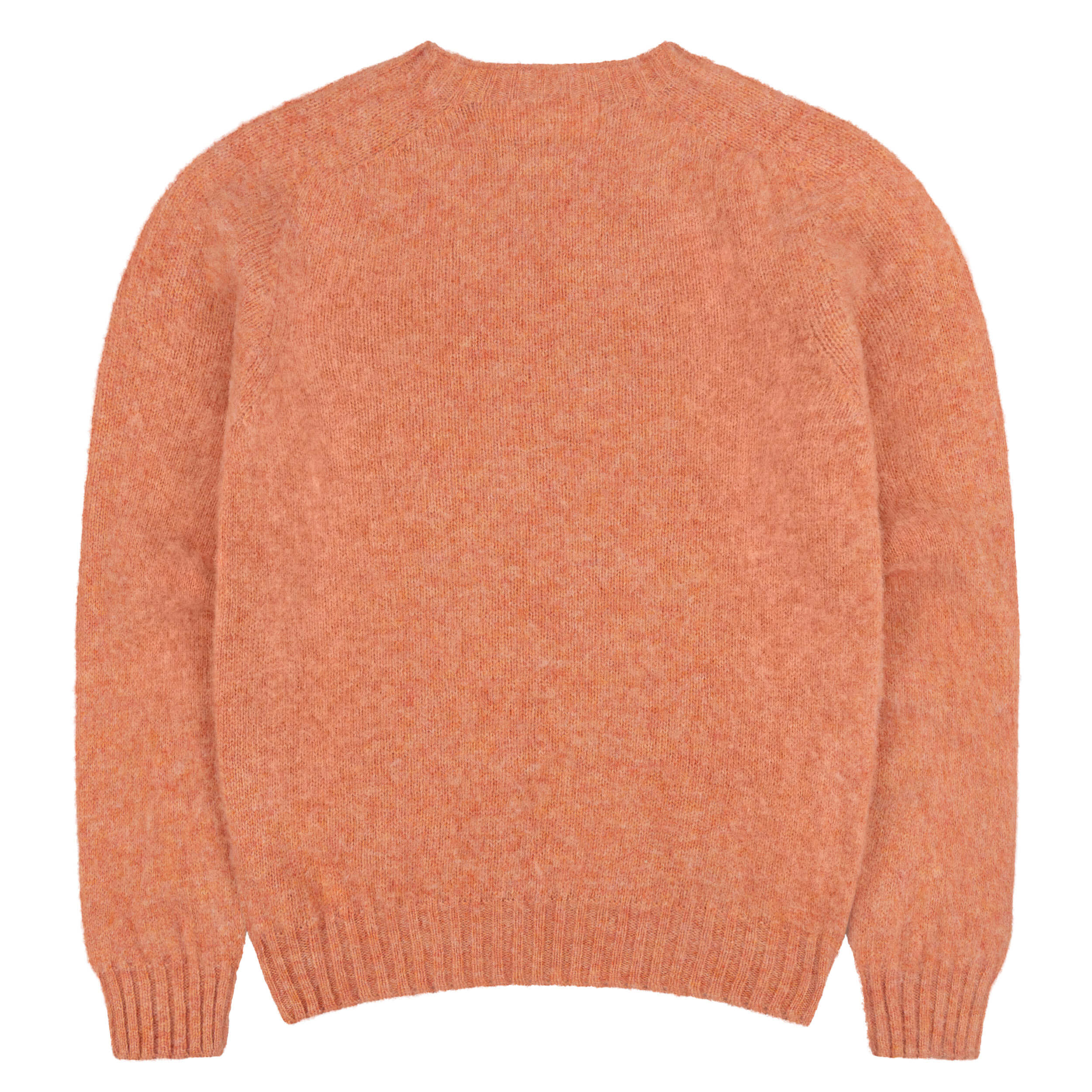 Brushed Shetland Lambswool Jumper Tea Rose - Image 2