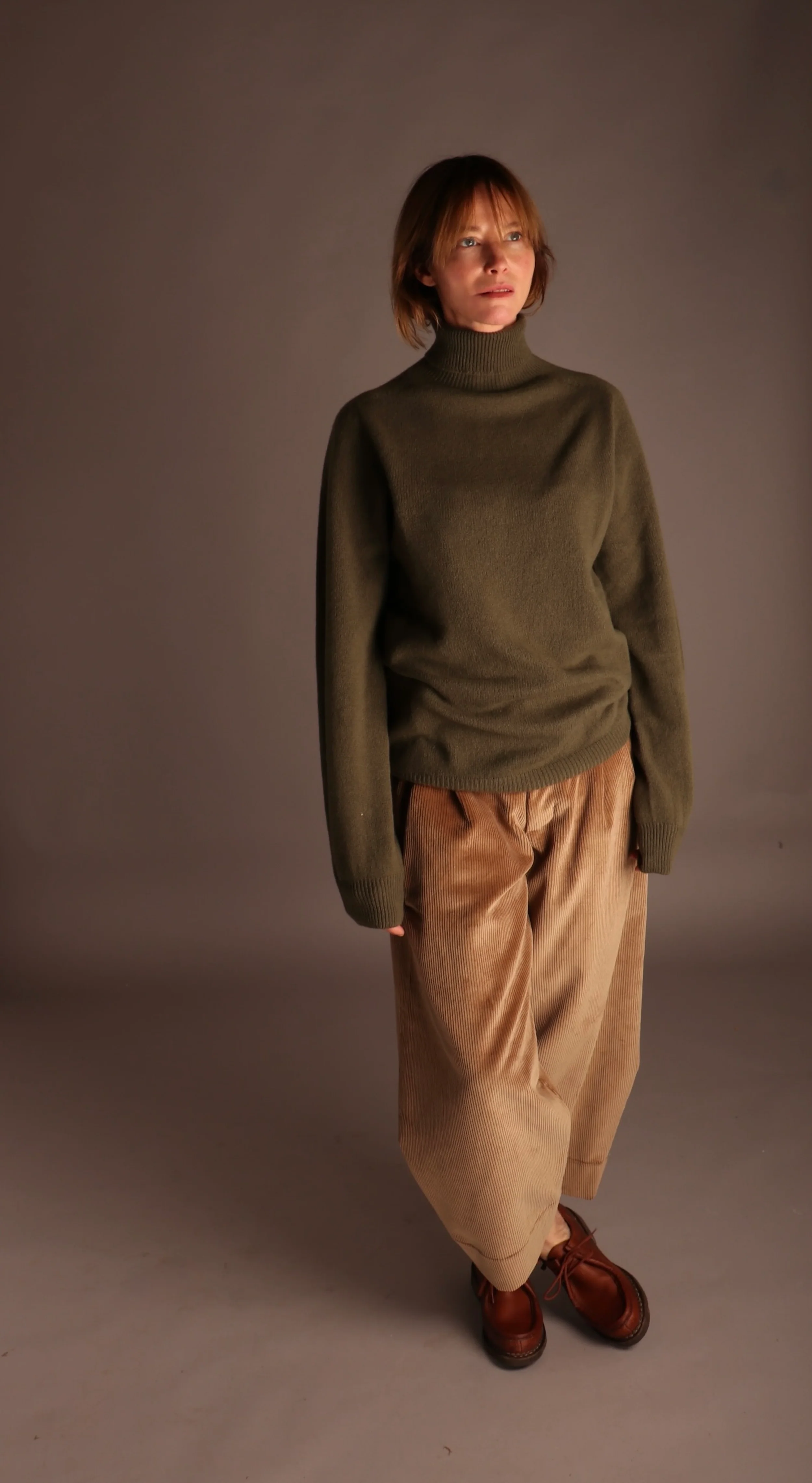 Merino & Cashmere Supersoft Roll Neck Jumper - Image 5