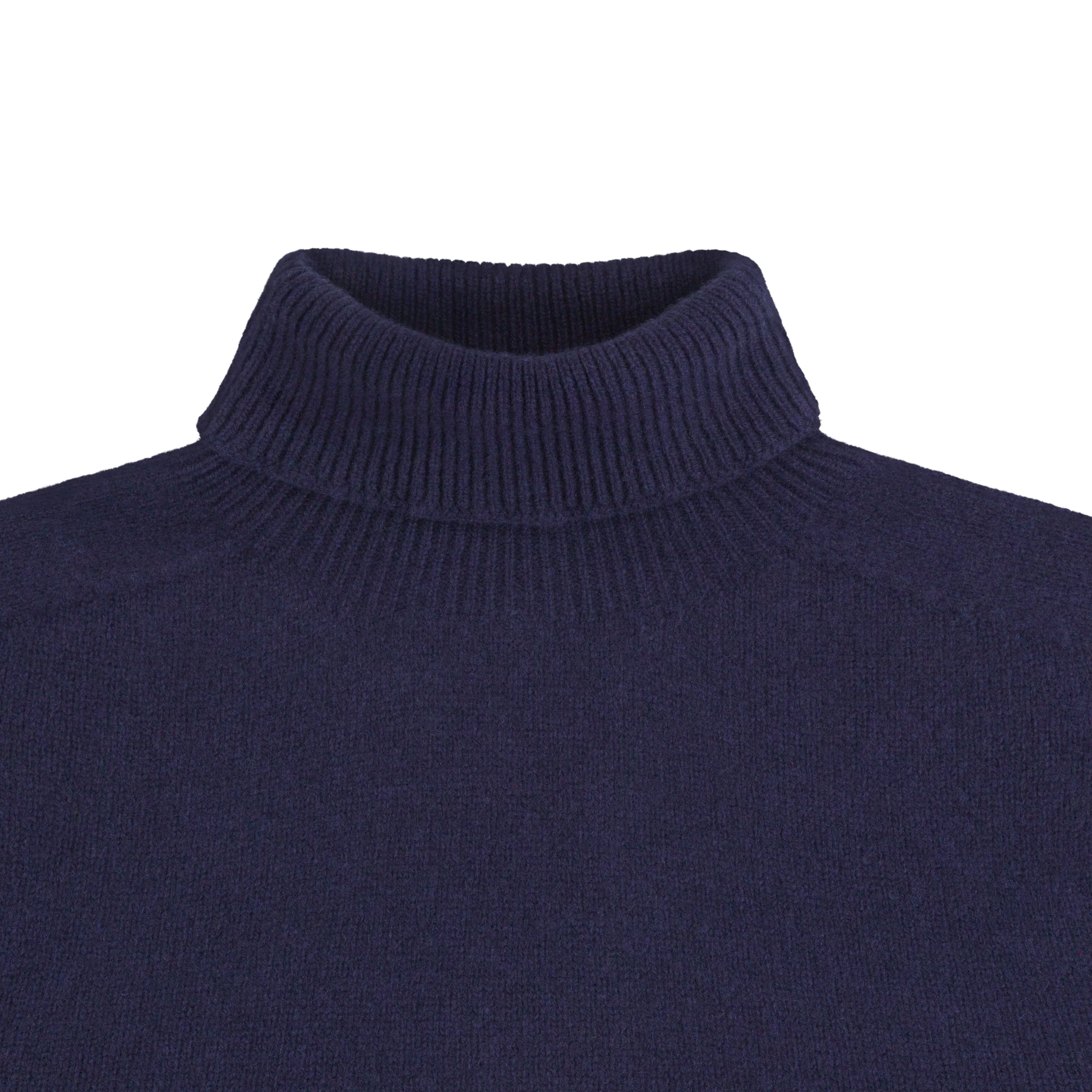 Merino & Cashmere Supersoft Roll Neck Jumper - Image 3