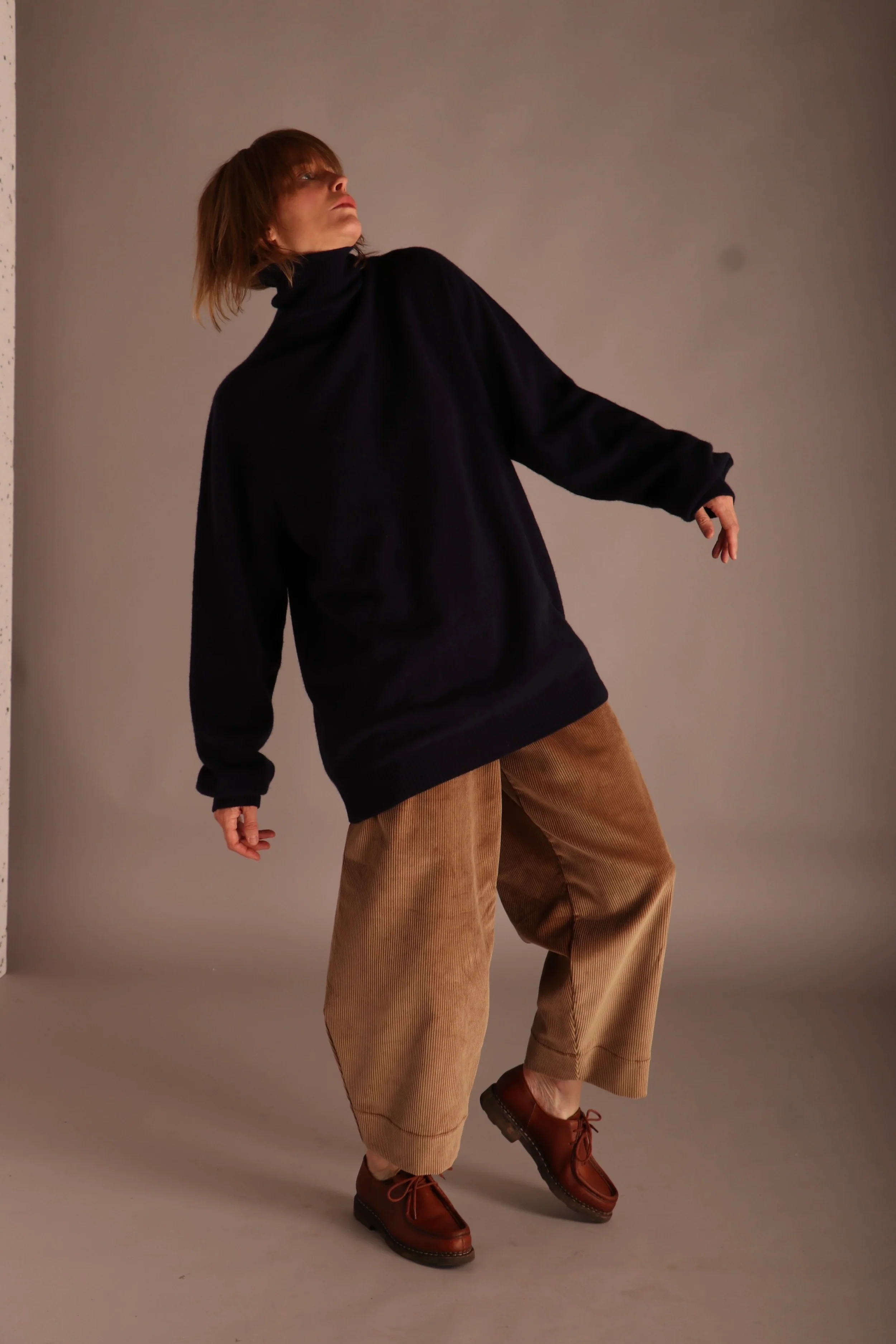 Merino & Cashmere Supersoft Roll Neck Jumper - Image 9