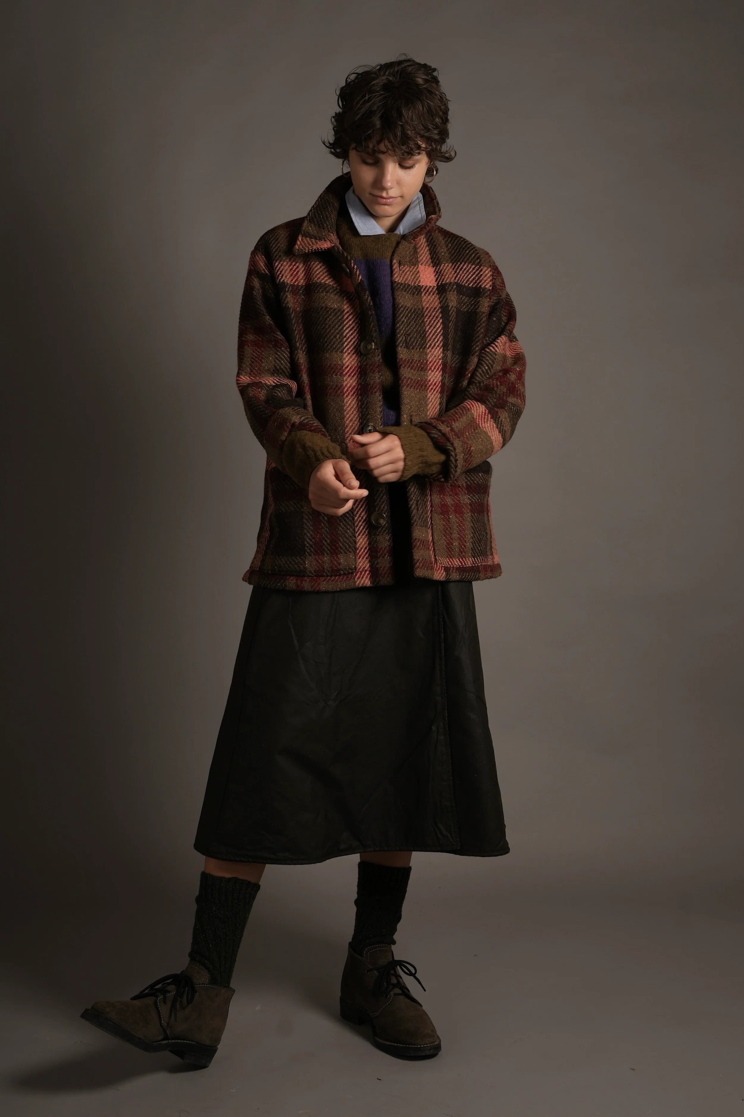 Celtic Wool Jacket in Rose - Image 10