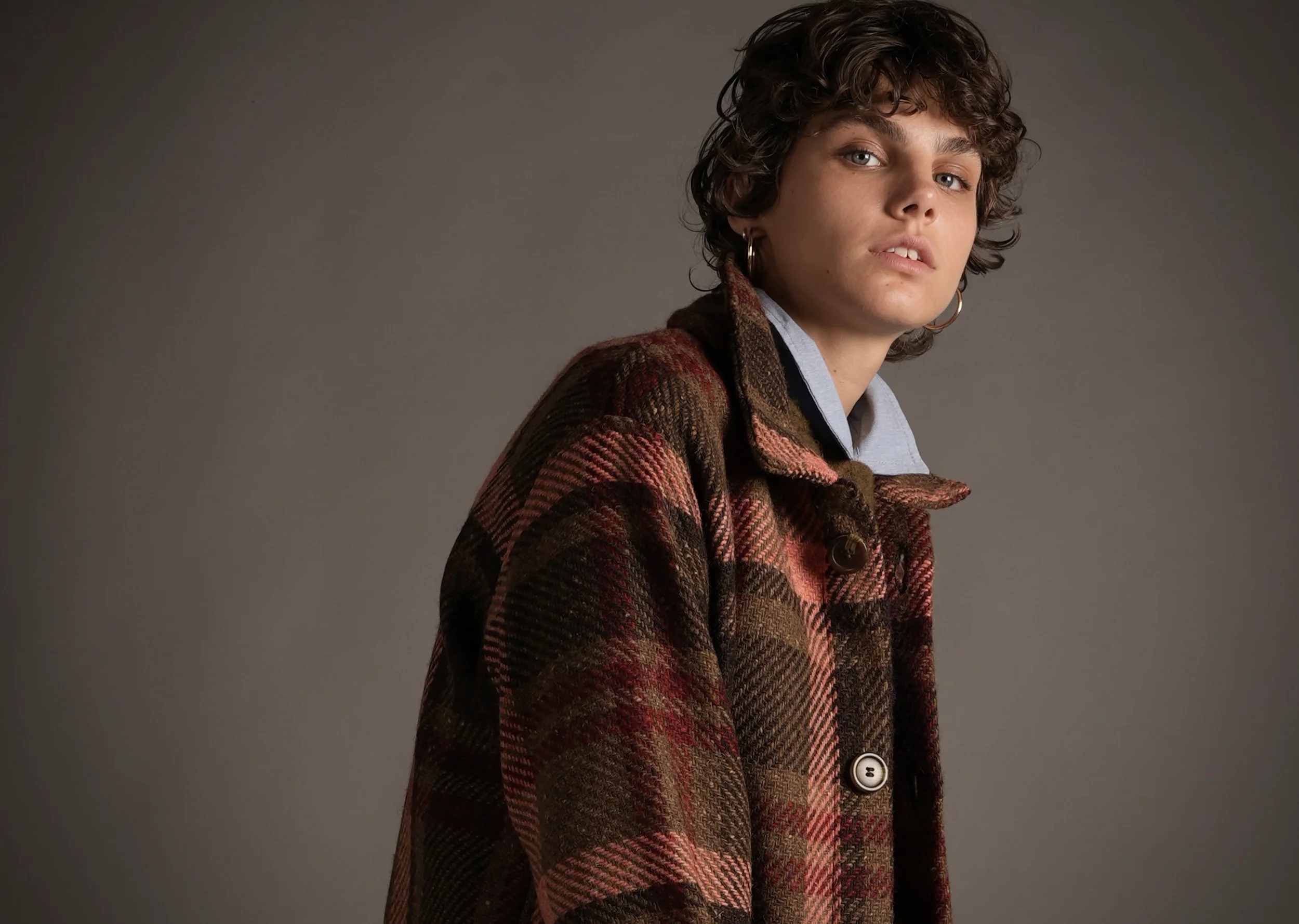 Celtic Wool Jacket in Rose - Image 8