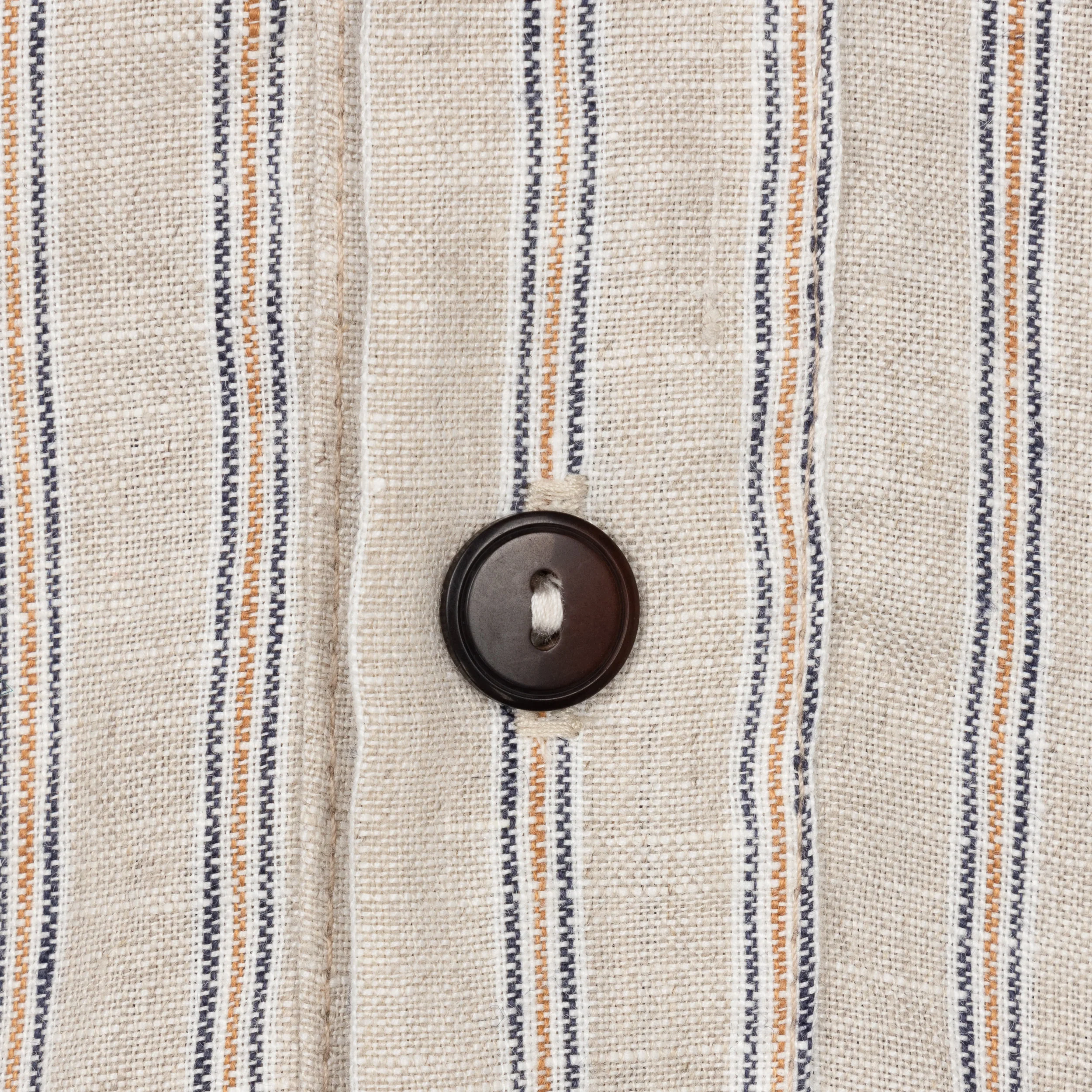 Collarless Irish Linen Shirt - Image 4