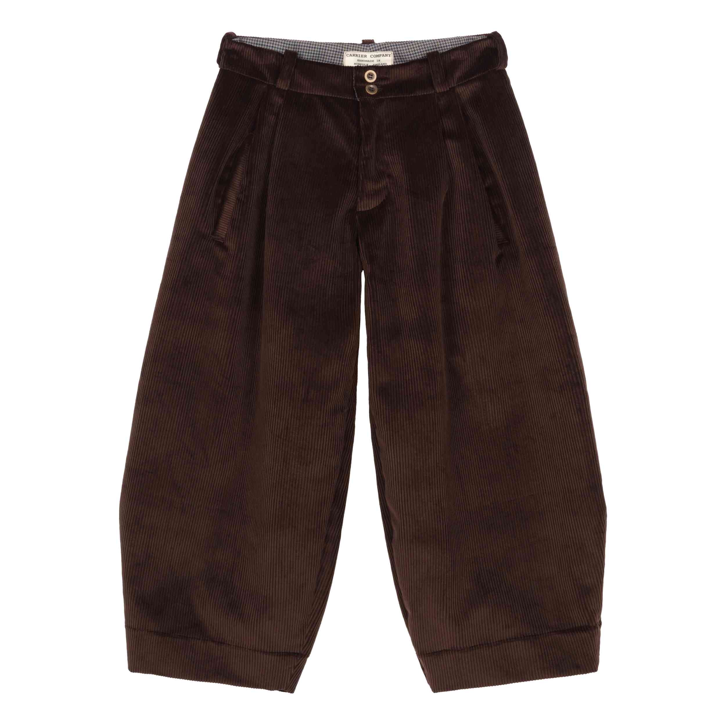 Dutch Trouser in Chocolate Brown Corduroy
