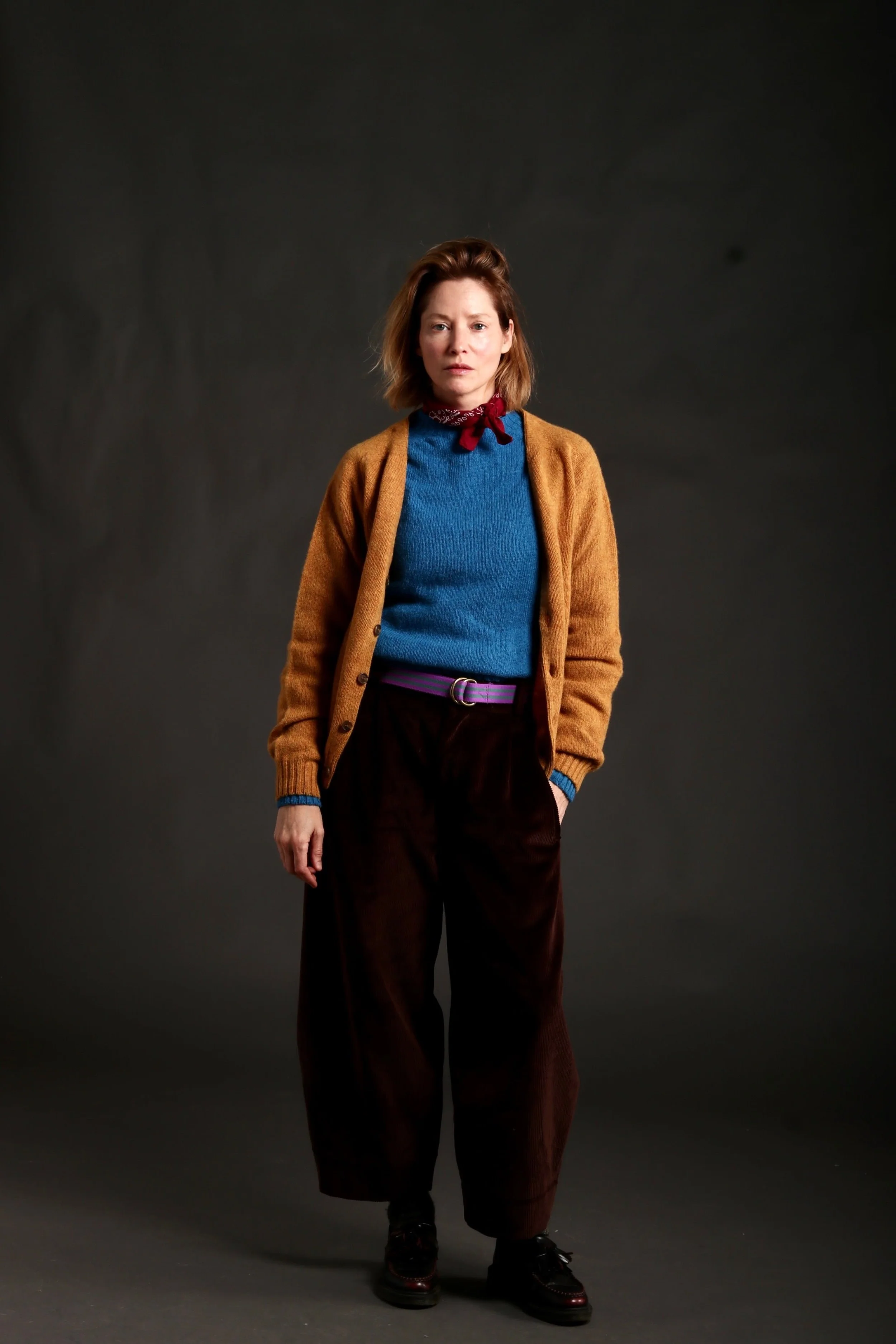 Dutch Trouser in Chocolate Brown Corduroy - Image 6
