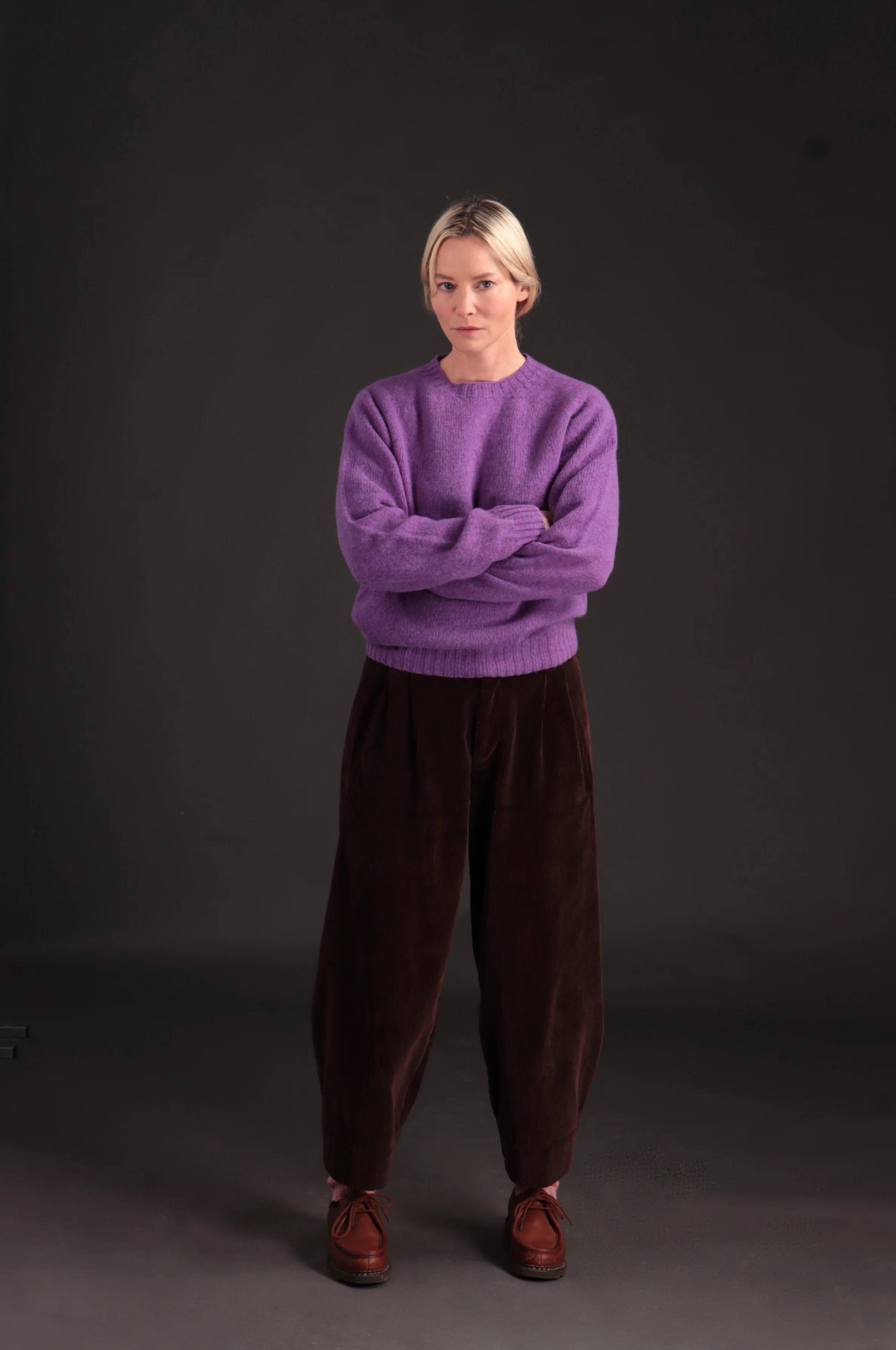 Dutch Trouser in Chocolate Brown Corduroy - Image 9