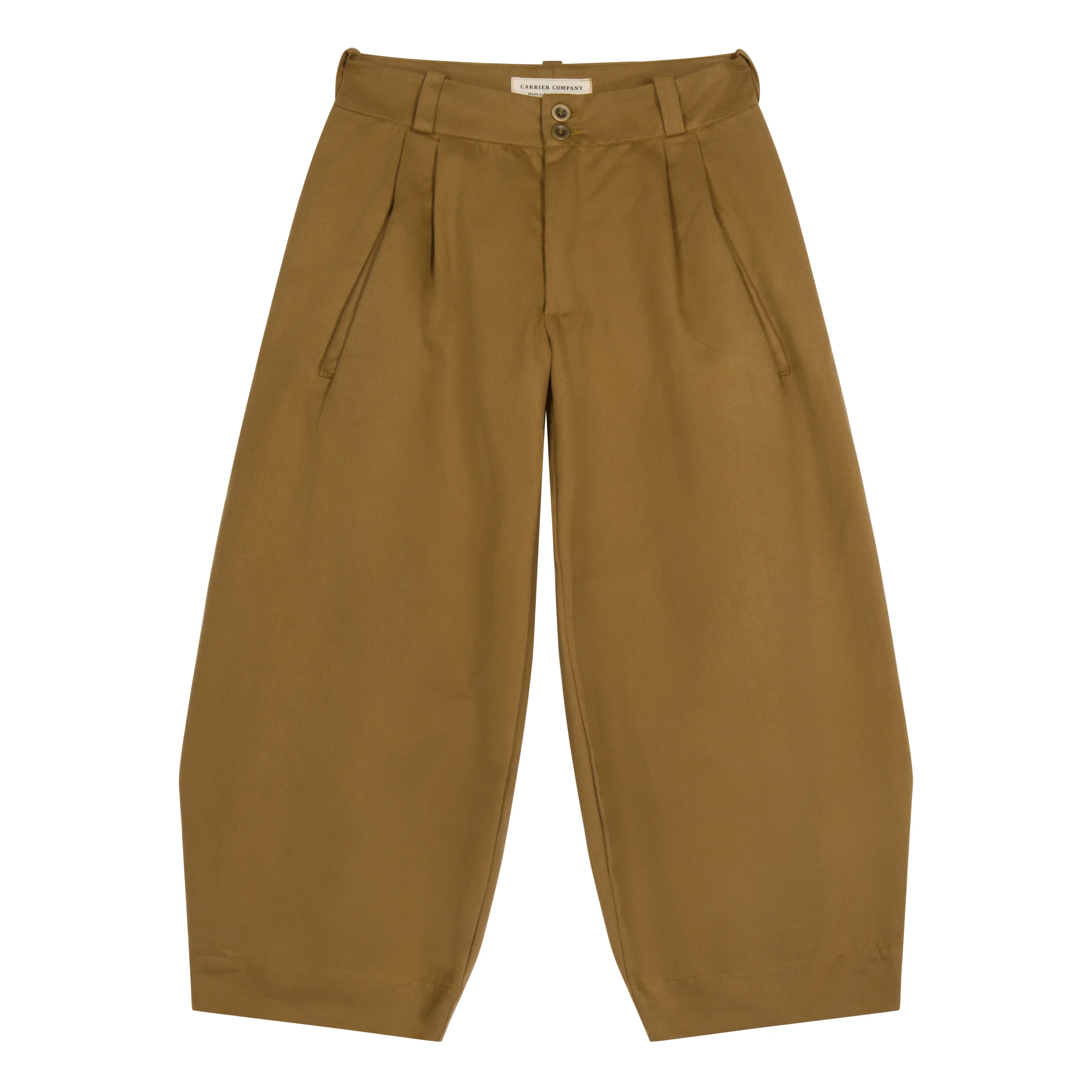 Dutch Trouser in Tan Cotton Twill