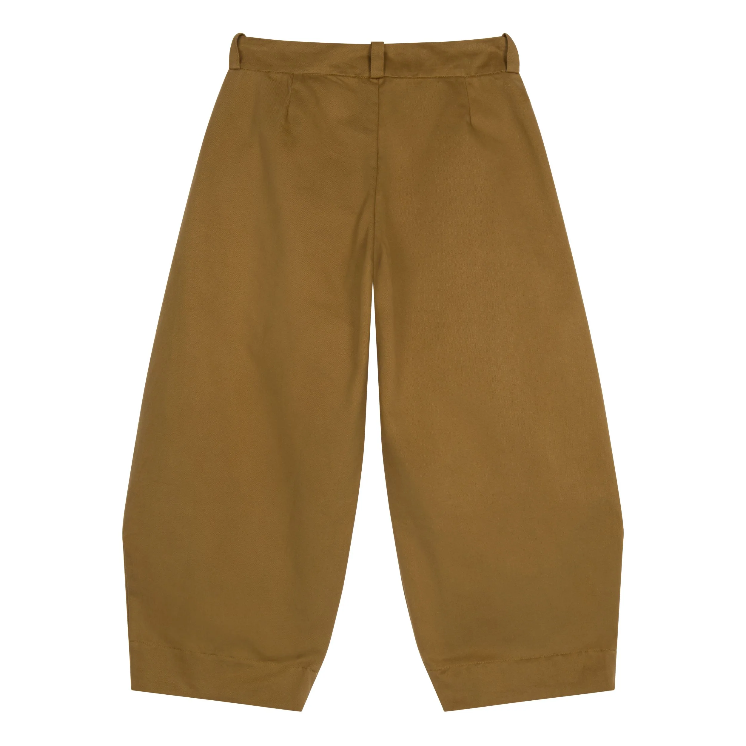 Dutch Trouser in Tan Cotton Twill - Image 2