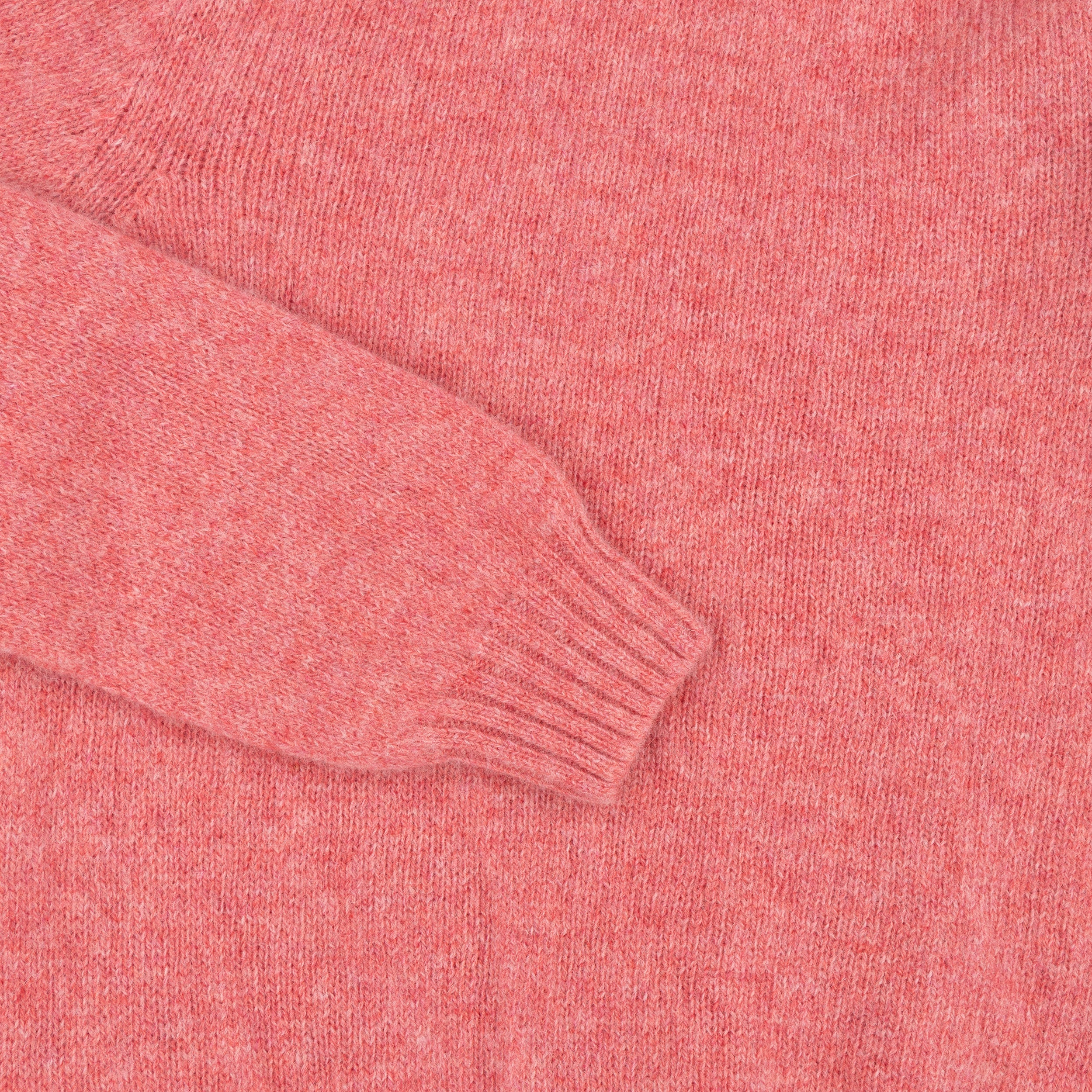 Shetland Lambswool Jumper in Salmon - Image 4