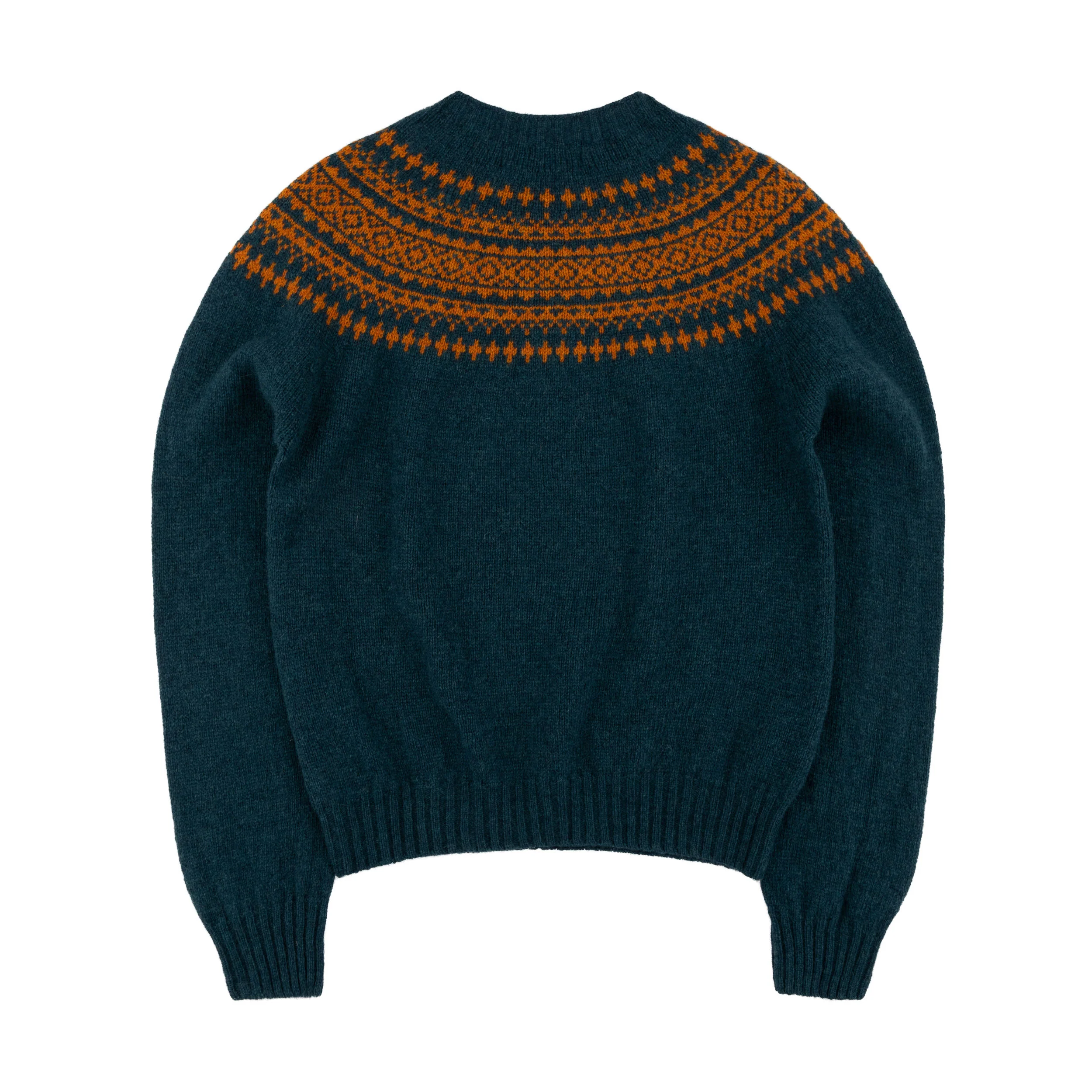 Shetland Lambswool Yoke Jumper - Image 3