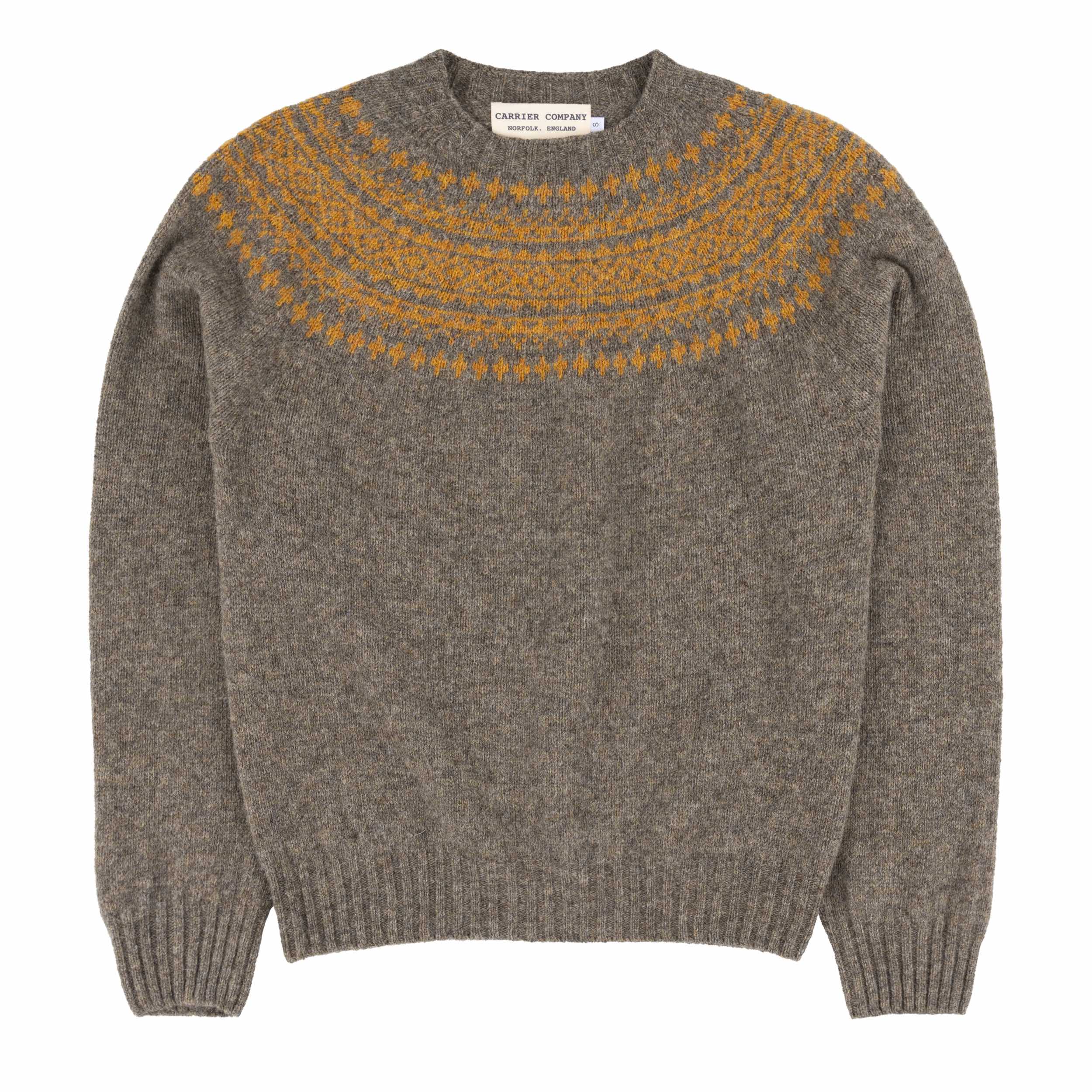 Shetland Lambswool Yoke Jumper