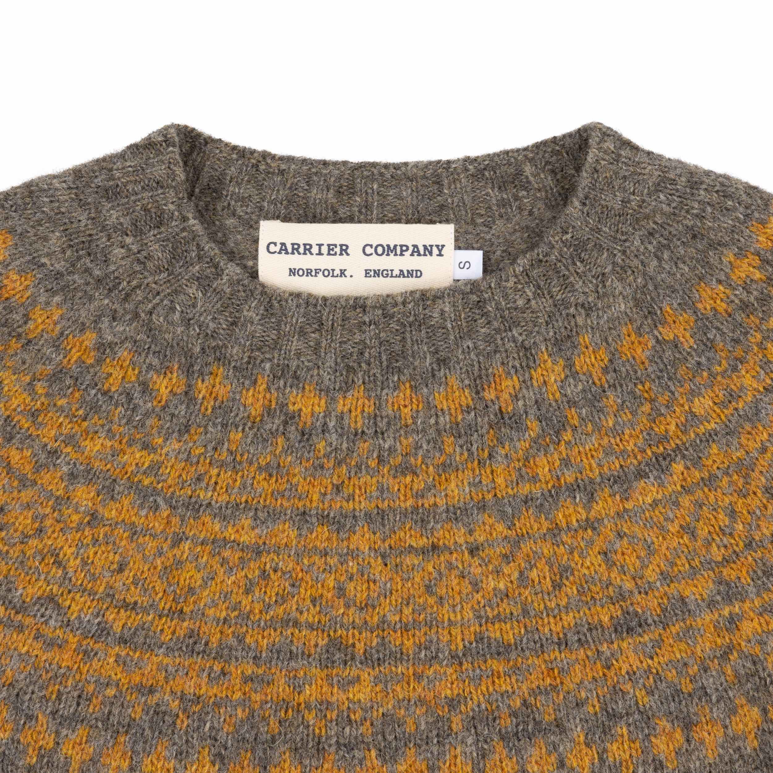 Shetland Lambswool Yoke Jumper - Image 2