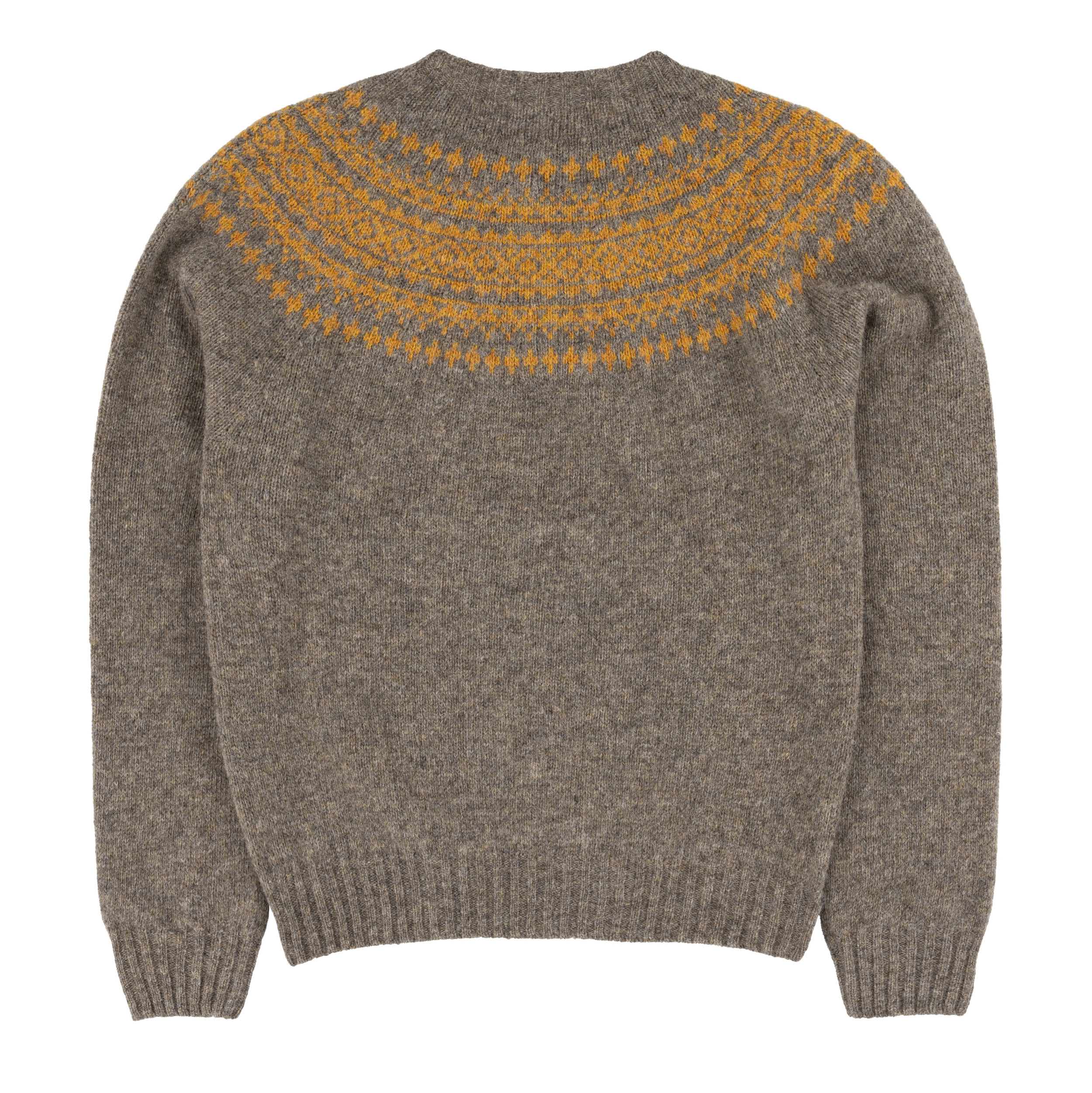Shetland Lambswool Yoke Jumper - Image 3
