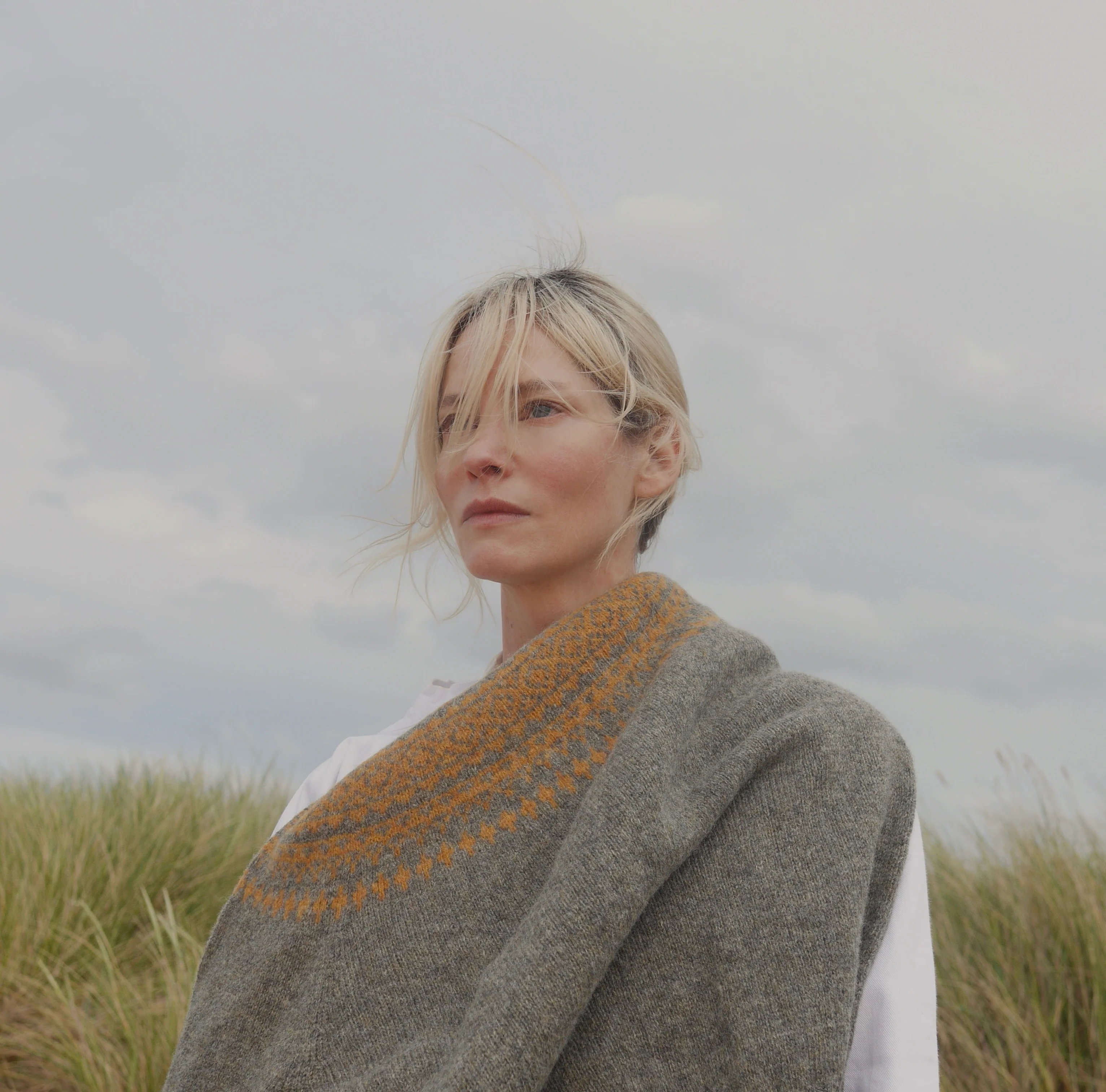 Shetland Lambswool Yoke Jumper - Image 4