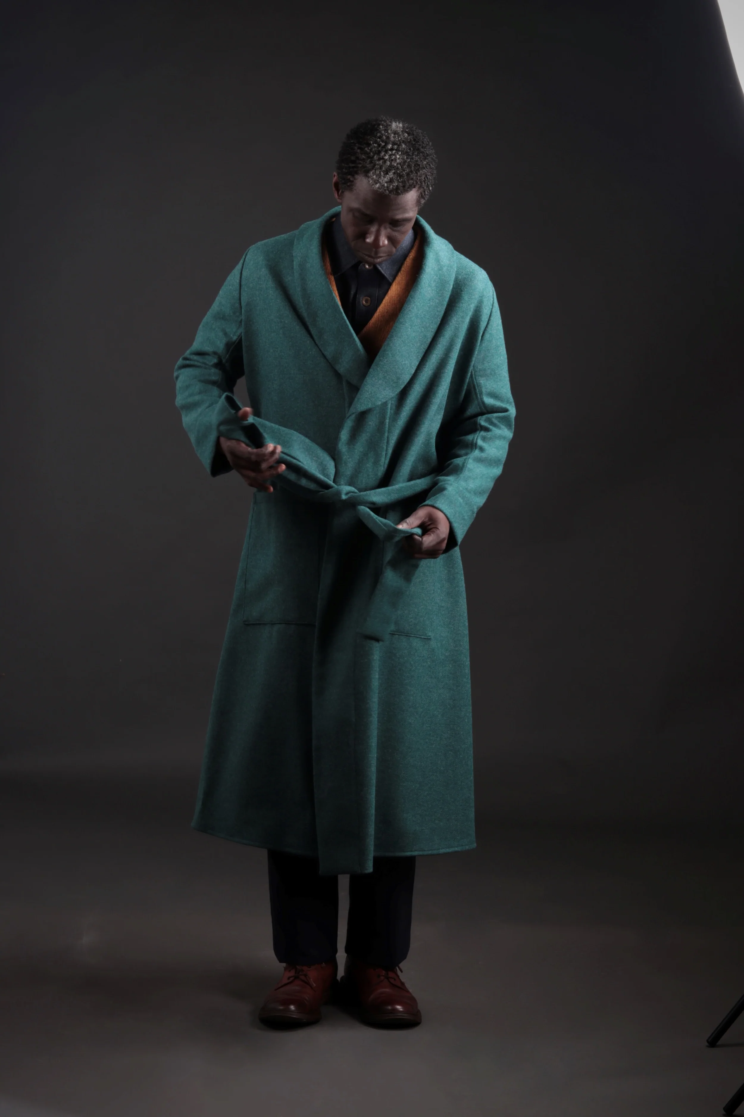 Wool Dressing Gown - Image 6