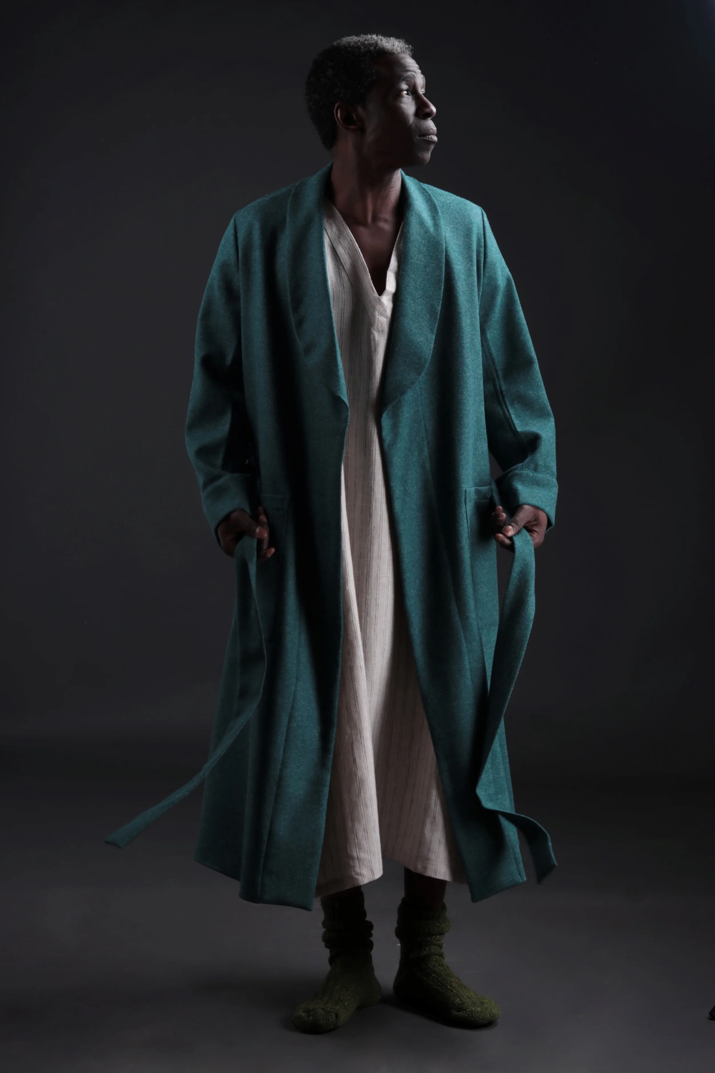 Wool Dressing Gown - Image 7