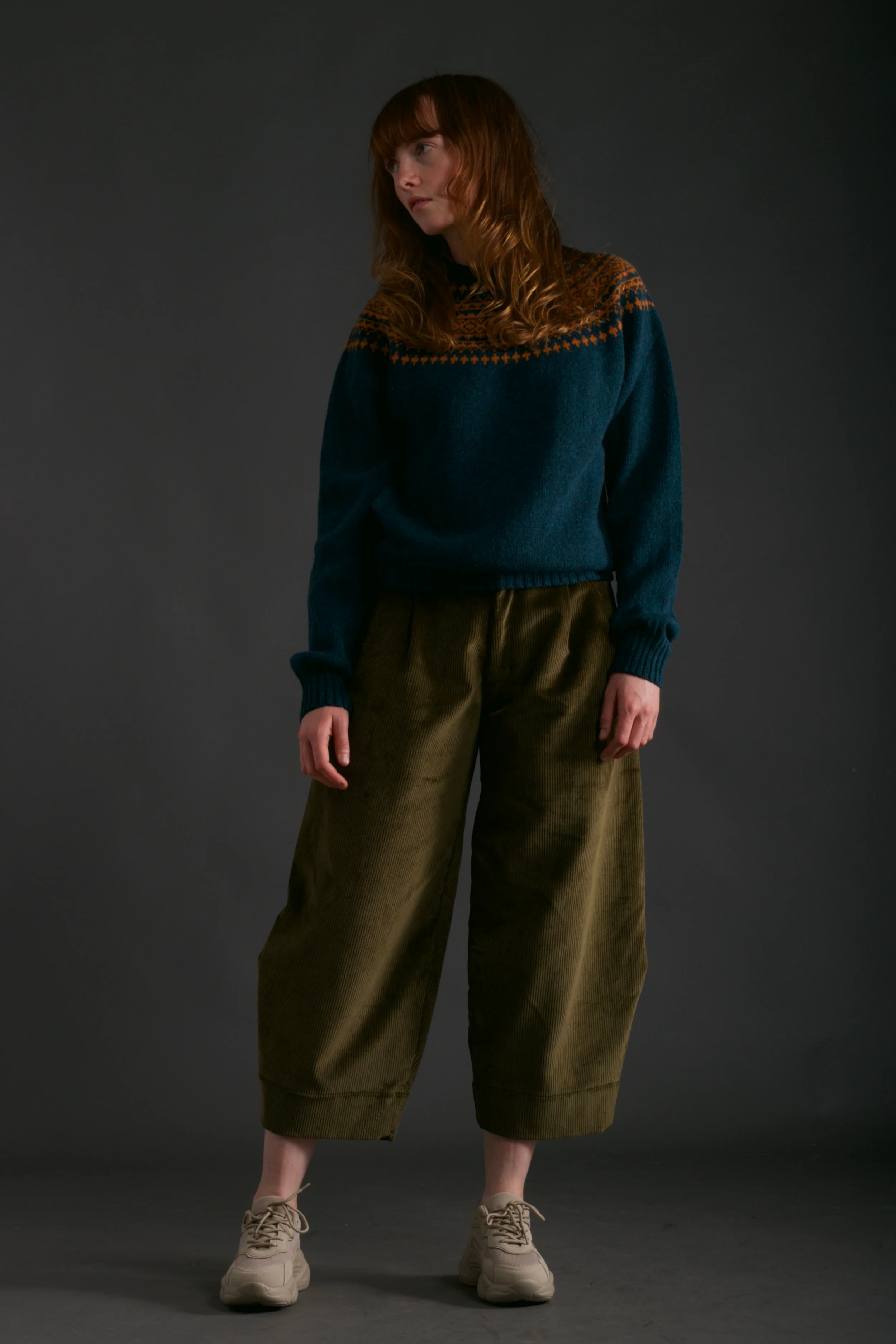 Dutch Trouser in Olive Corduroy - Image 8