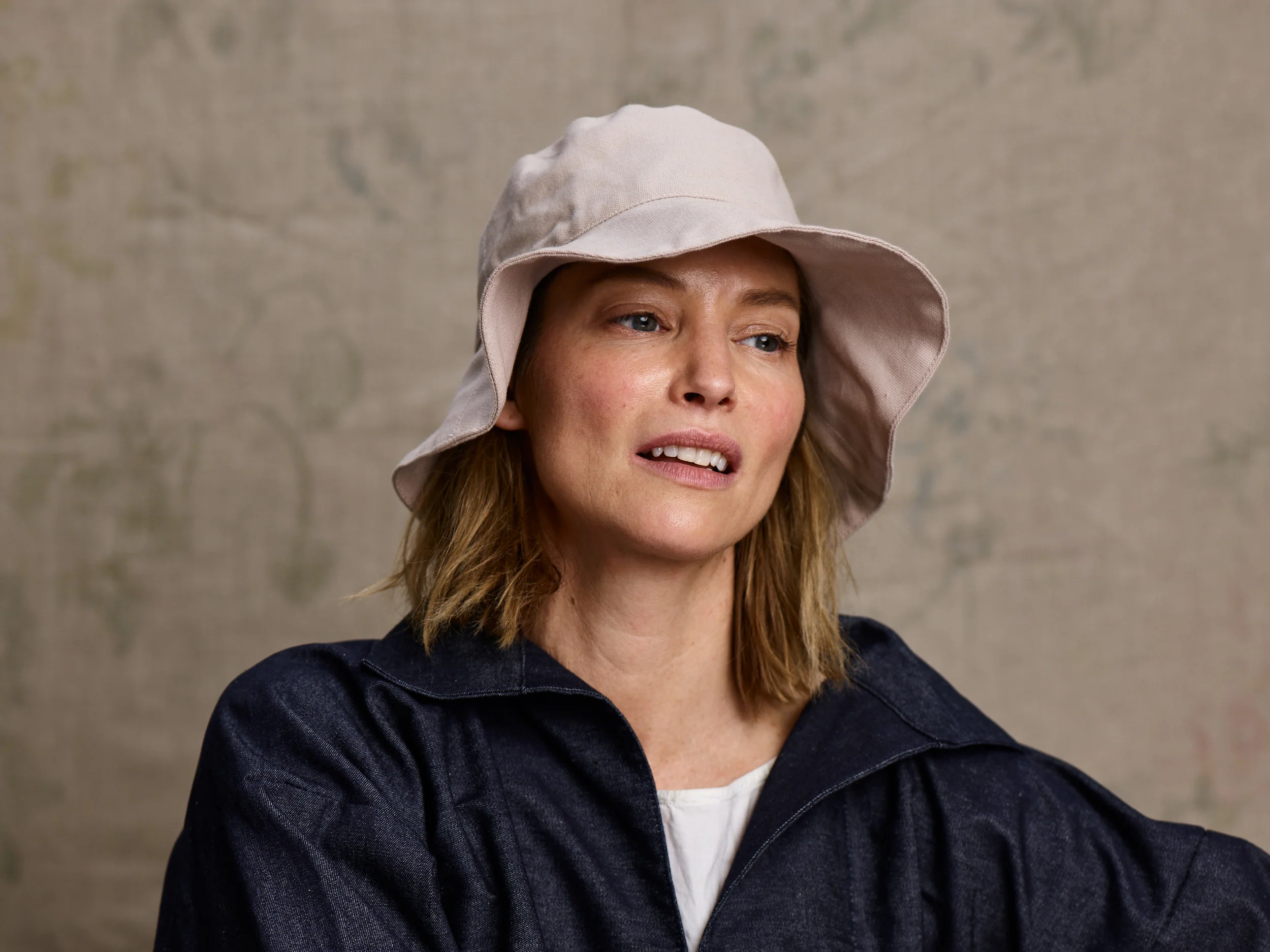 Sun Hat Seeded Denim - Image 4