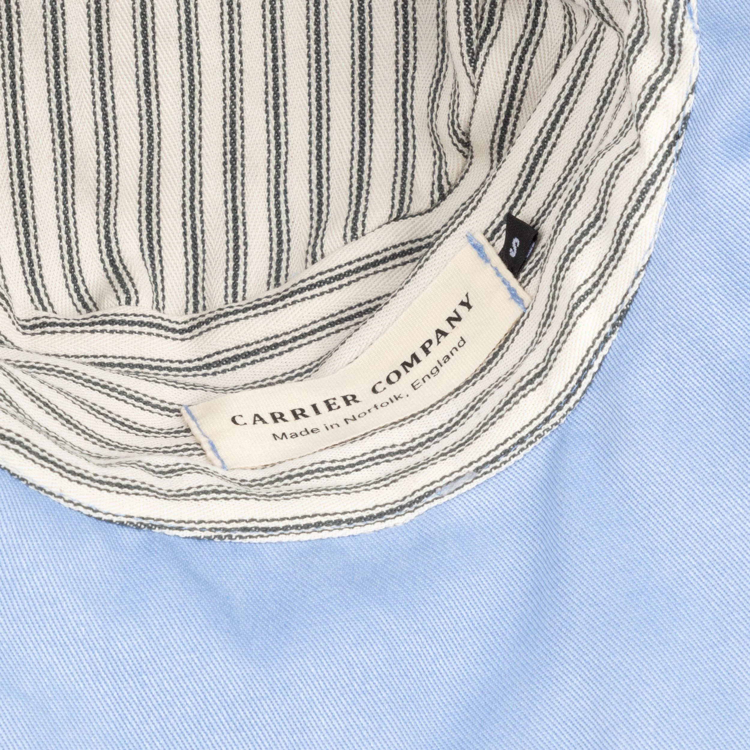 Cotton Sun Hat Navy & Powder Bl - Image 9