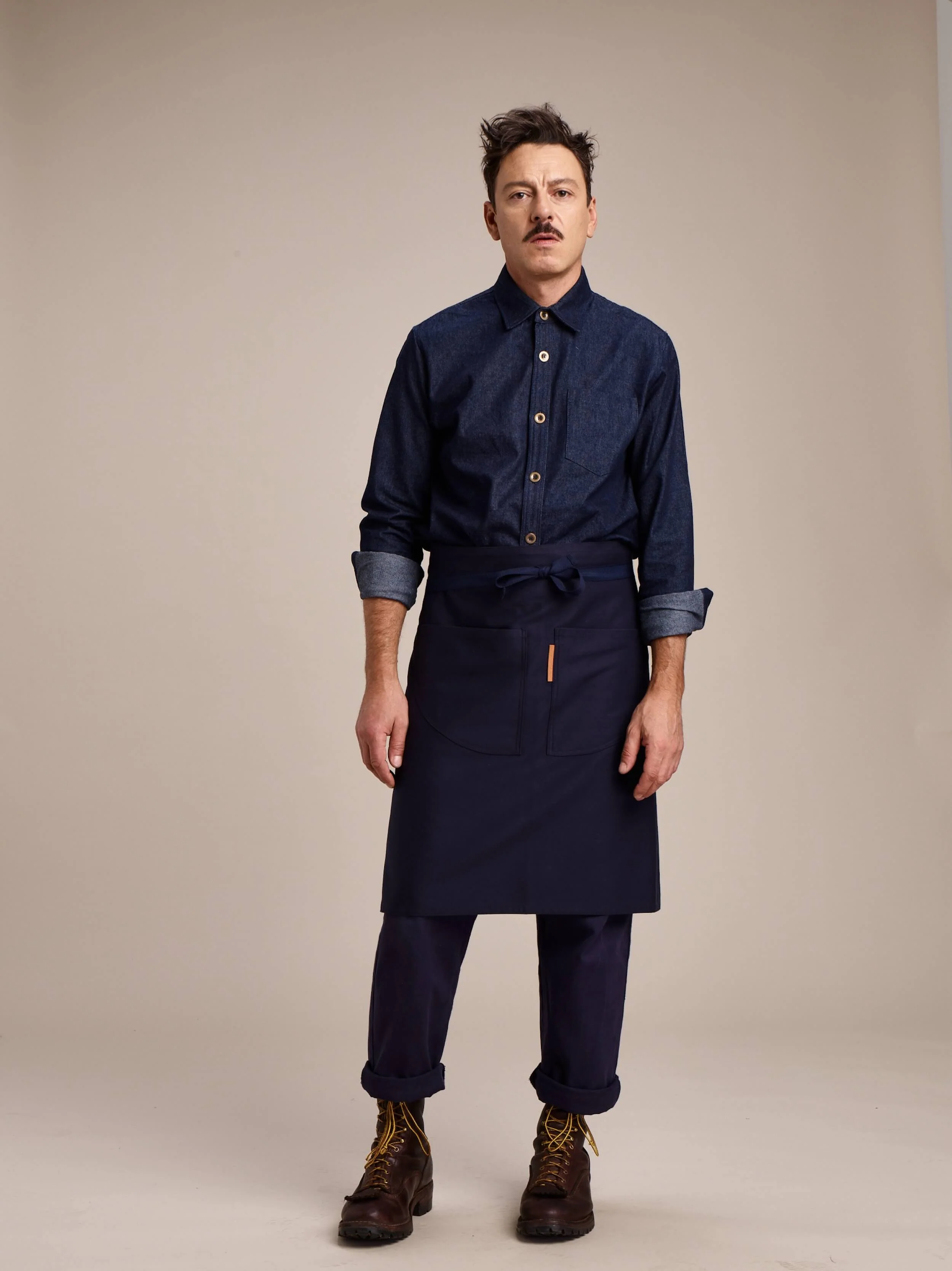 Denim Collar Shirt - Image 7