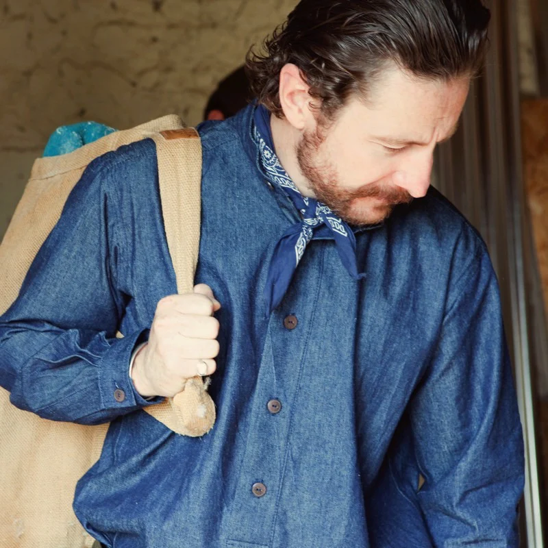 Denim Work Shirt - Image 7