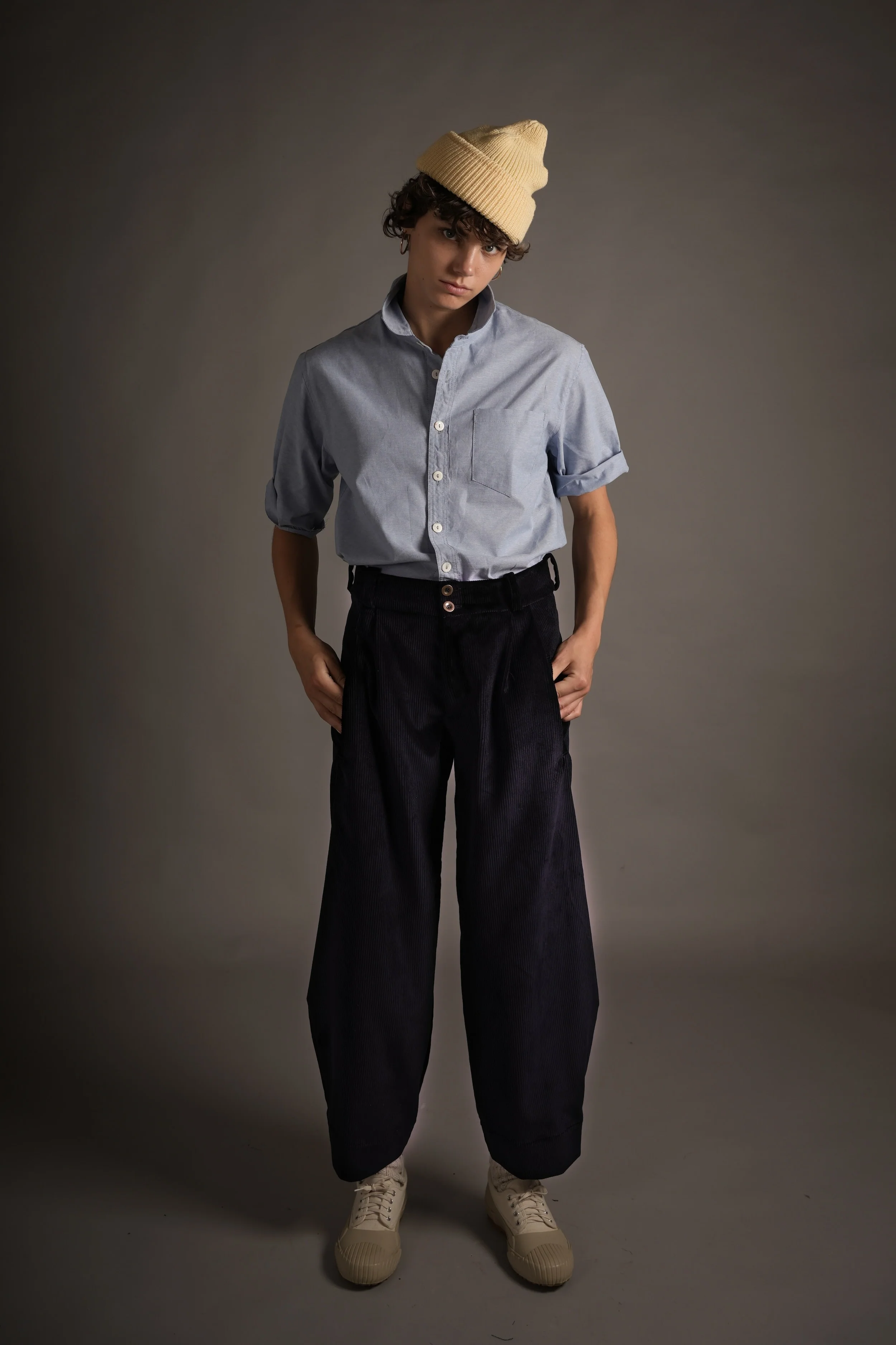 Dutch Trouser in Navy Corduroy - Image 5