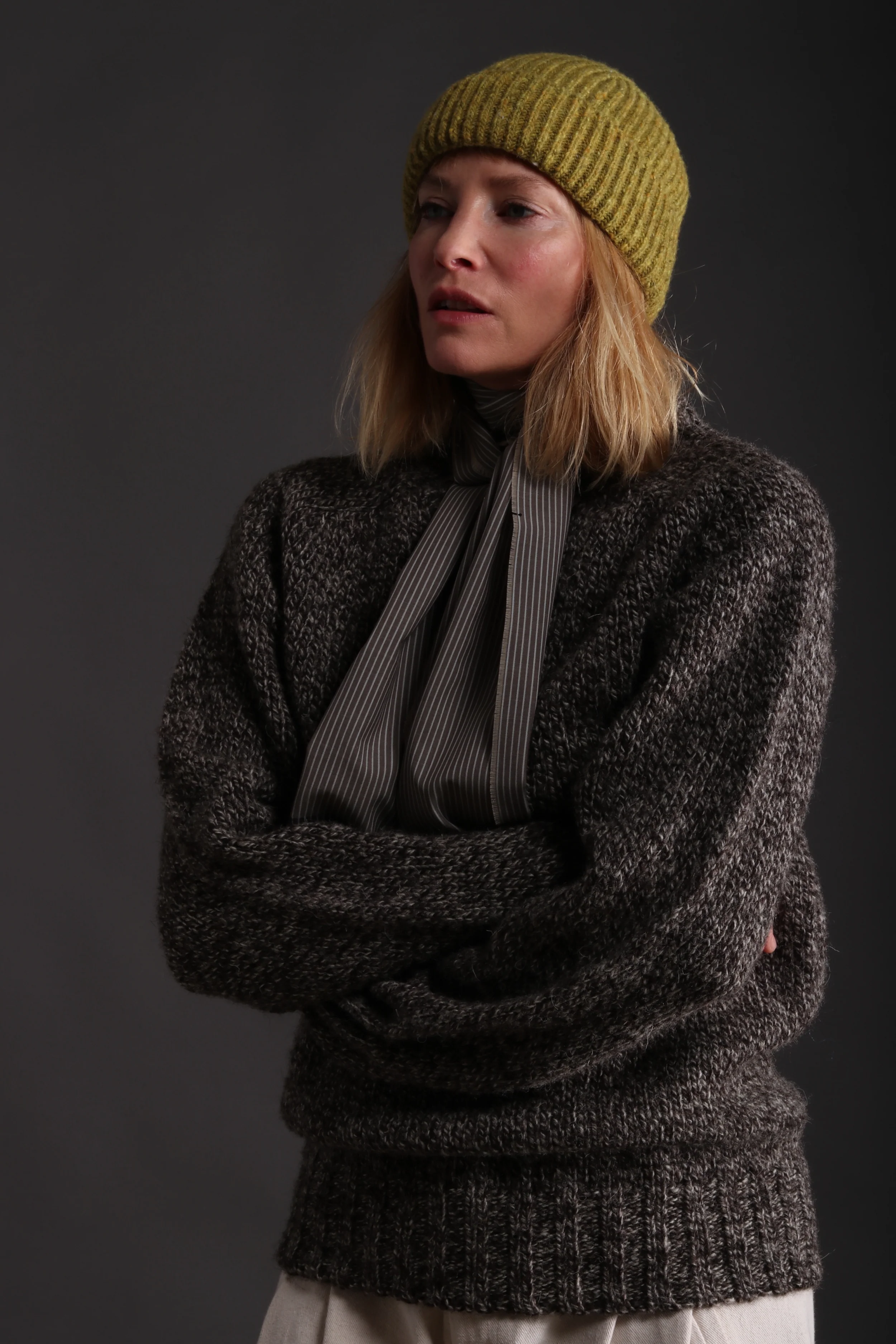 Heavy Heritage Breed Lambswool Jumper Dark Jacob - Image 12