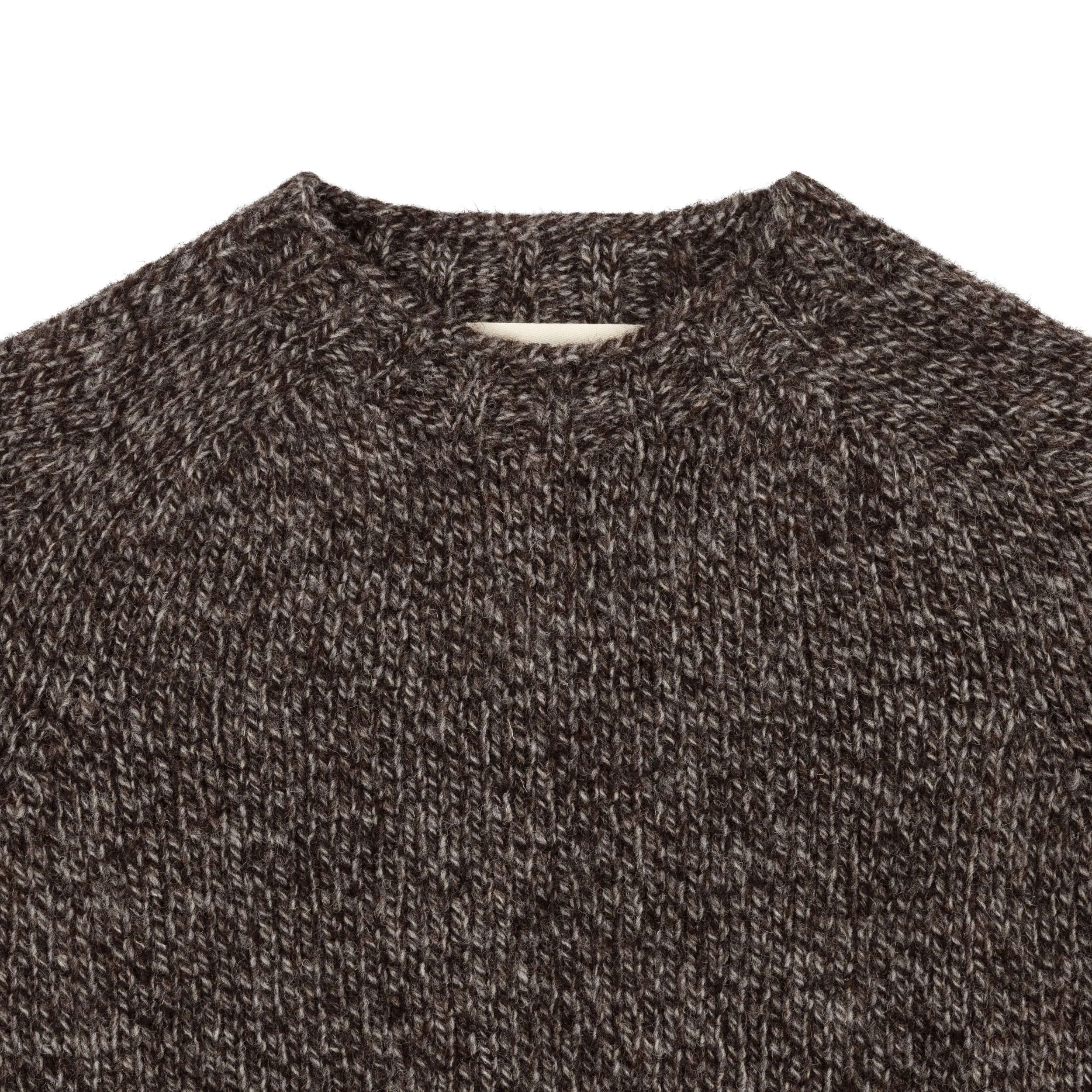 Heavy Heritage Breed Lambswool Jumper Dark Jacob - Image 3