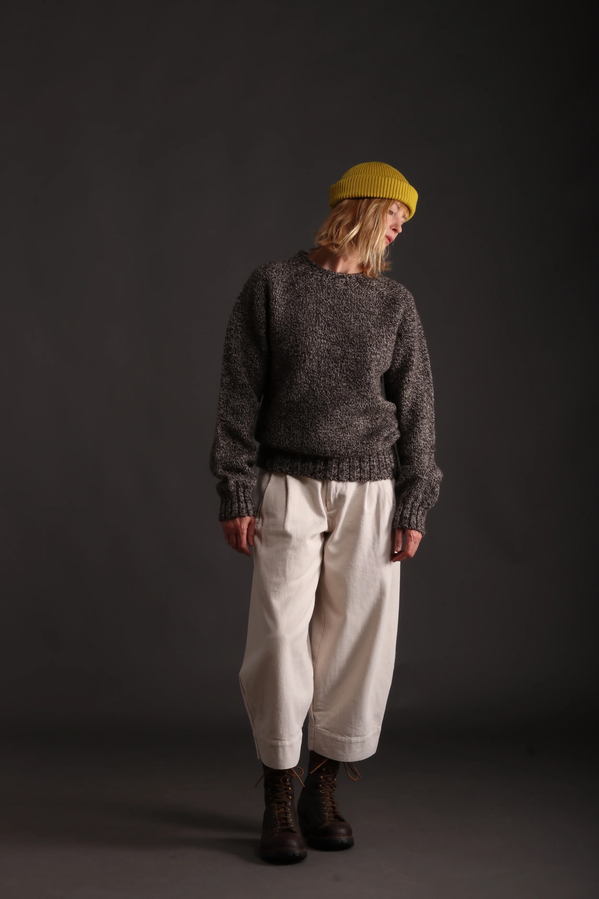Heavy Heritage Breed Lambswool Jumper Dark Jacob - Image 5