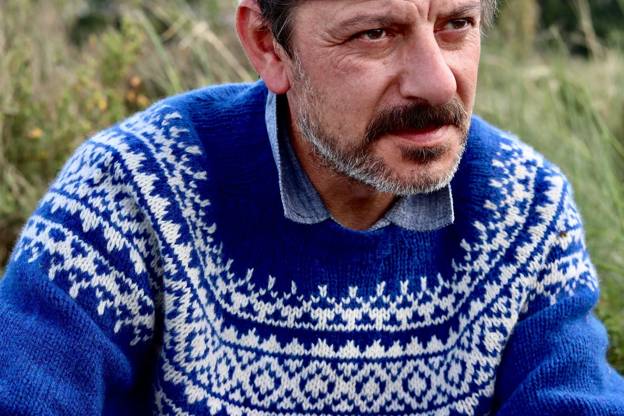 Heavy Yoke Crew Neck Sweater - Image 4