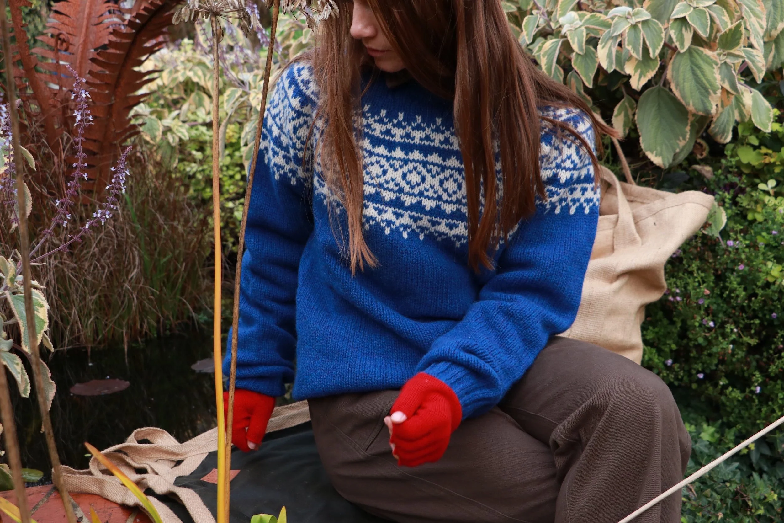 Heavy Yoke Crew Neck Sweater - Image 5