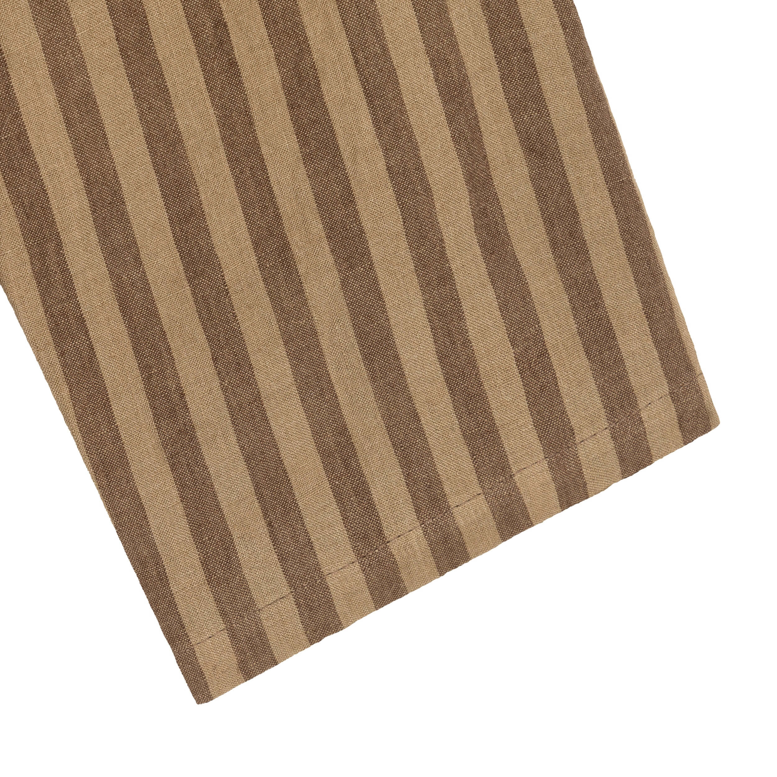 Tobacco Striped Irish Linen Pyjamas - Image 8