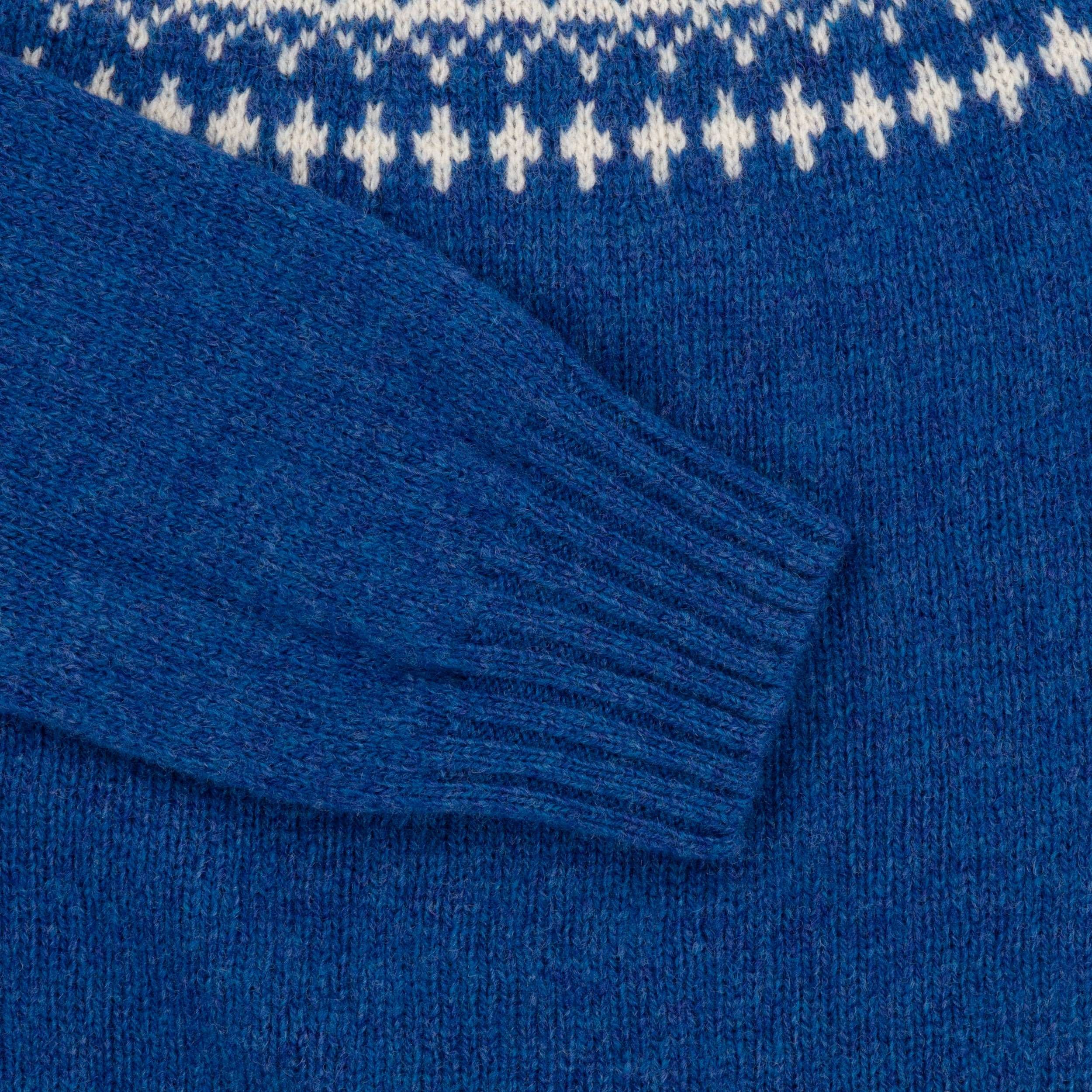 Shetland Lambswool Yoke Jumper - Image 4