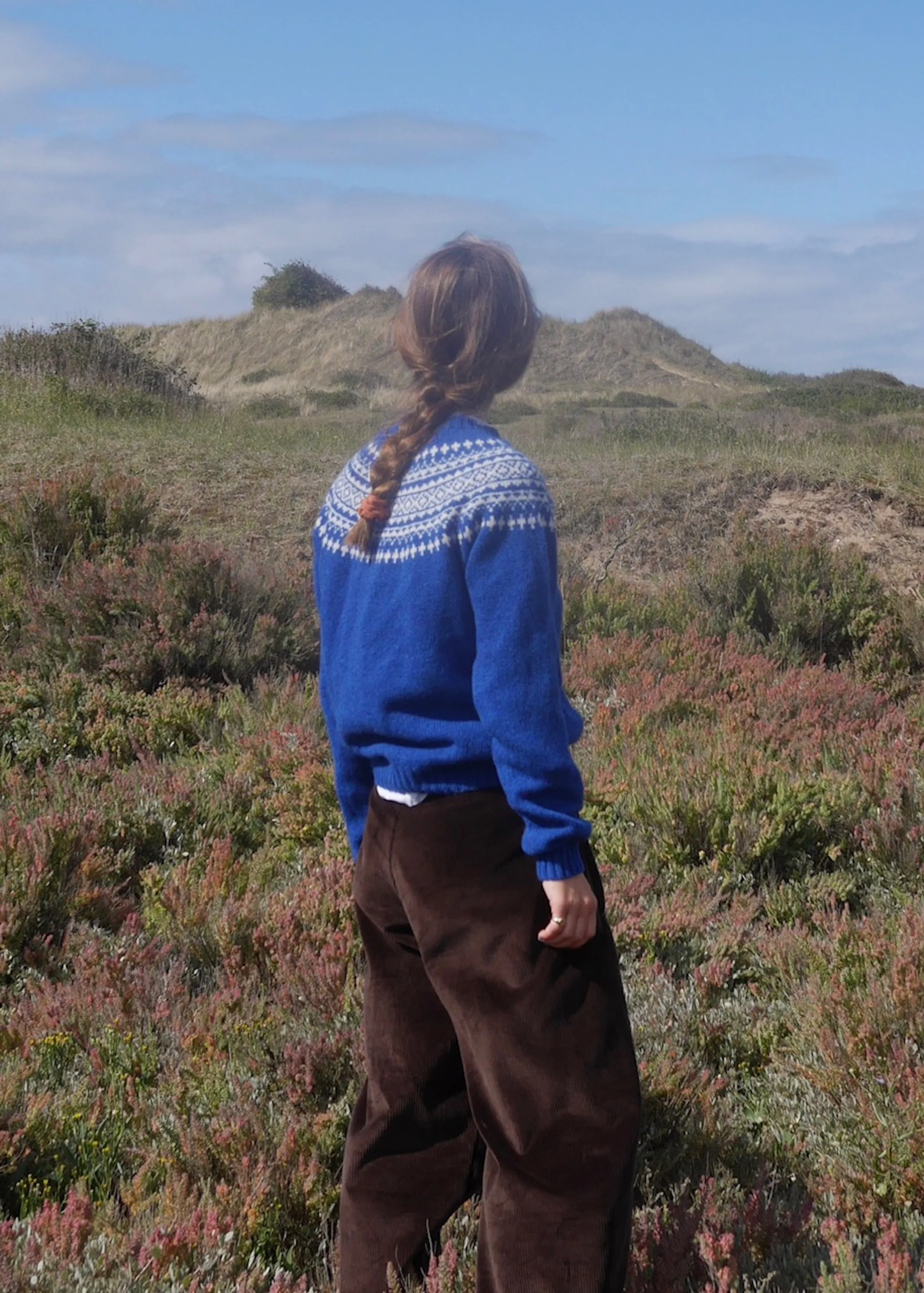Shetland Lambswool Yoke Jumper - Image 6
