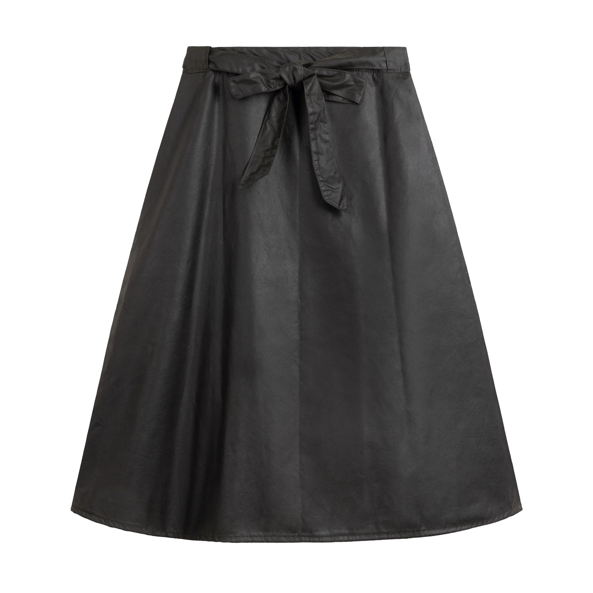 Oilskin Wrap Skirt