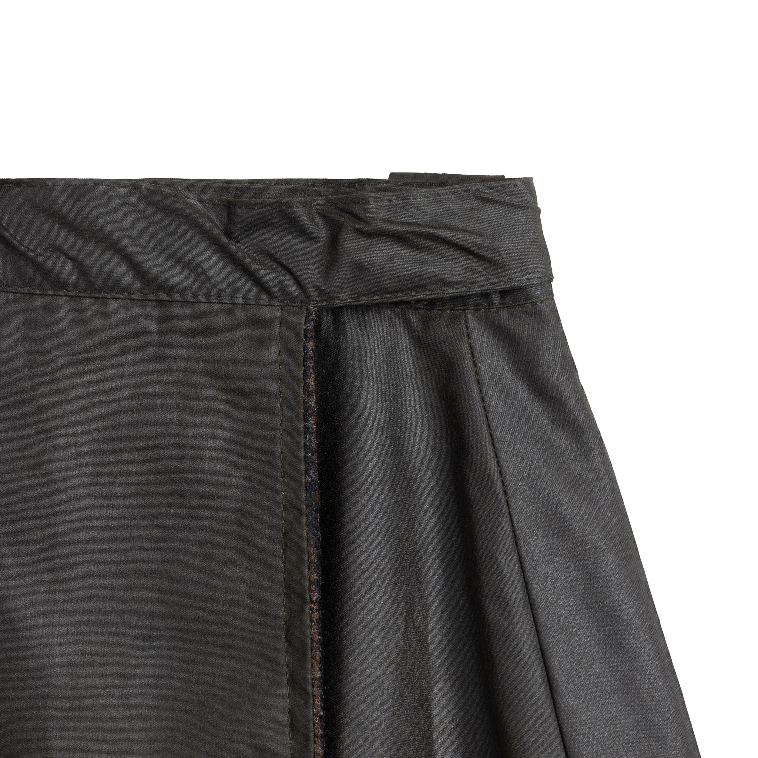 Oilskin Wrap Skirt - Image 3