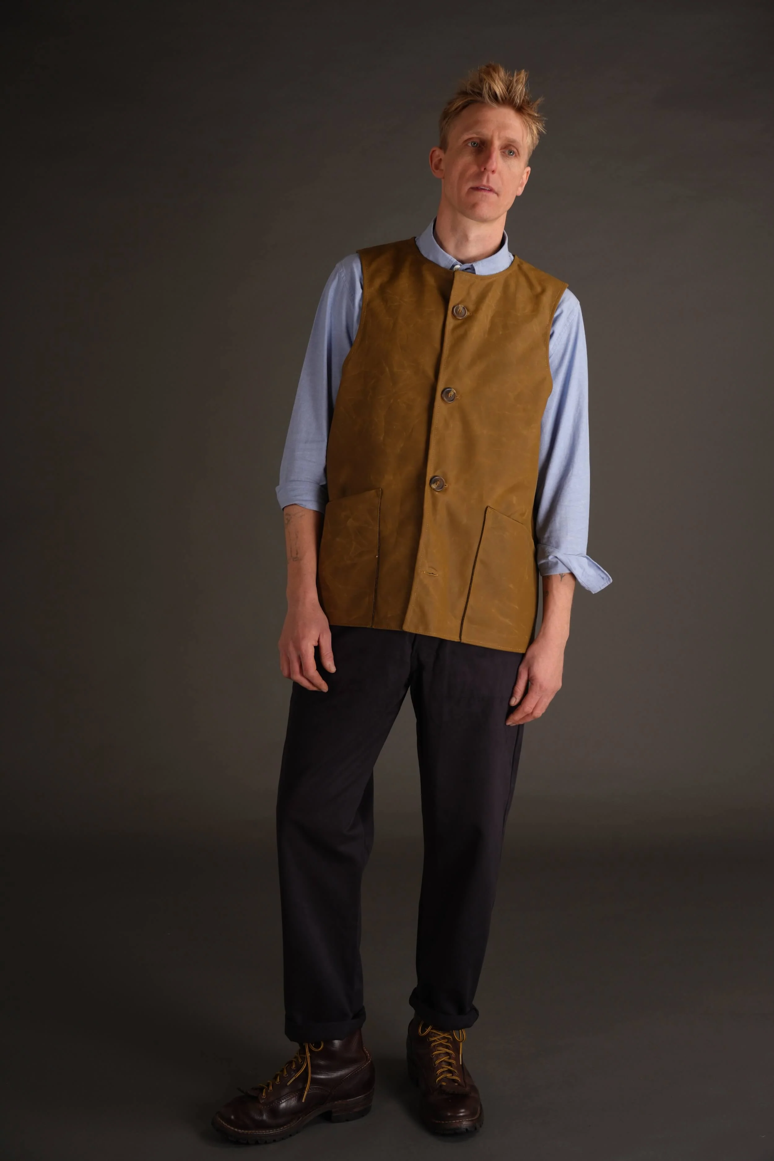 Norfolk Waxed Duck Jerkin - Image 5