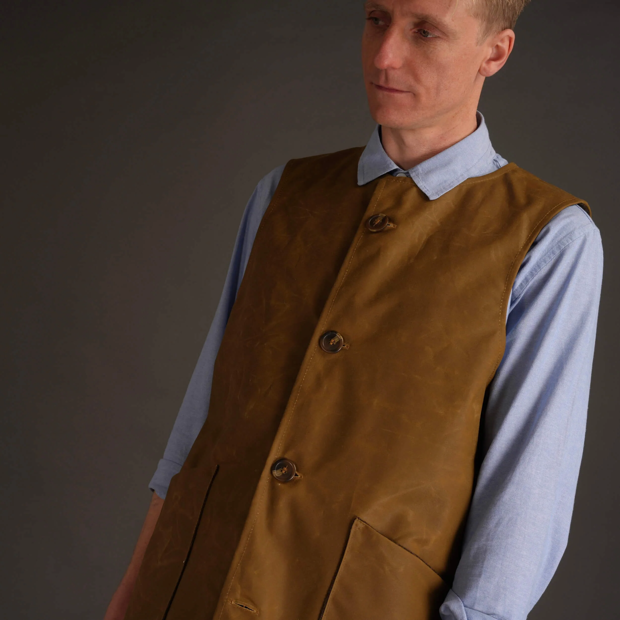 Norfolk Waxed Duck Jerkin - Image 6