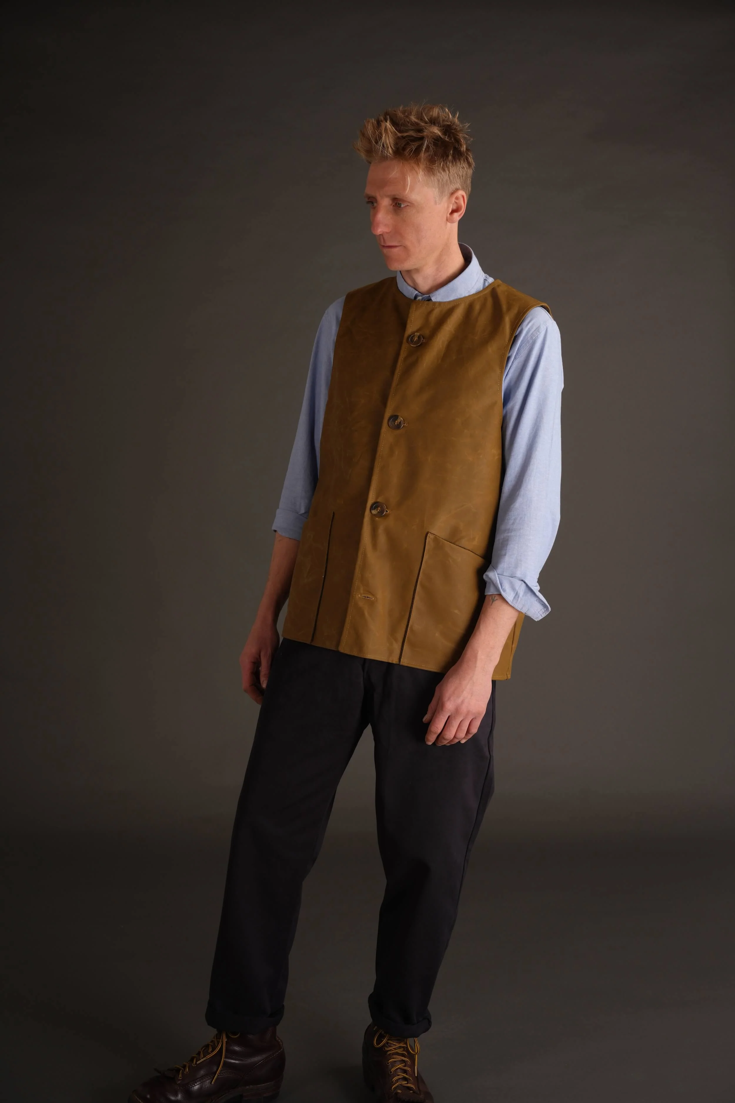 Norfolk Waxed Duck Jerkin - Image 7