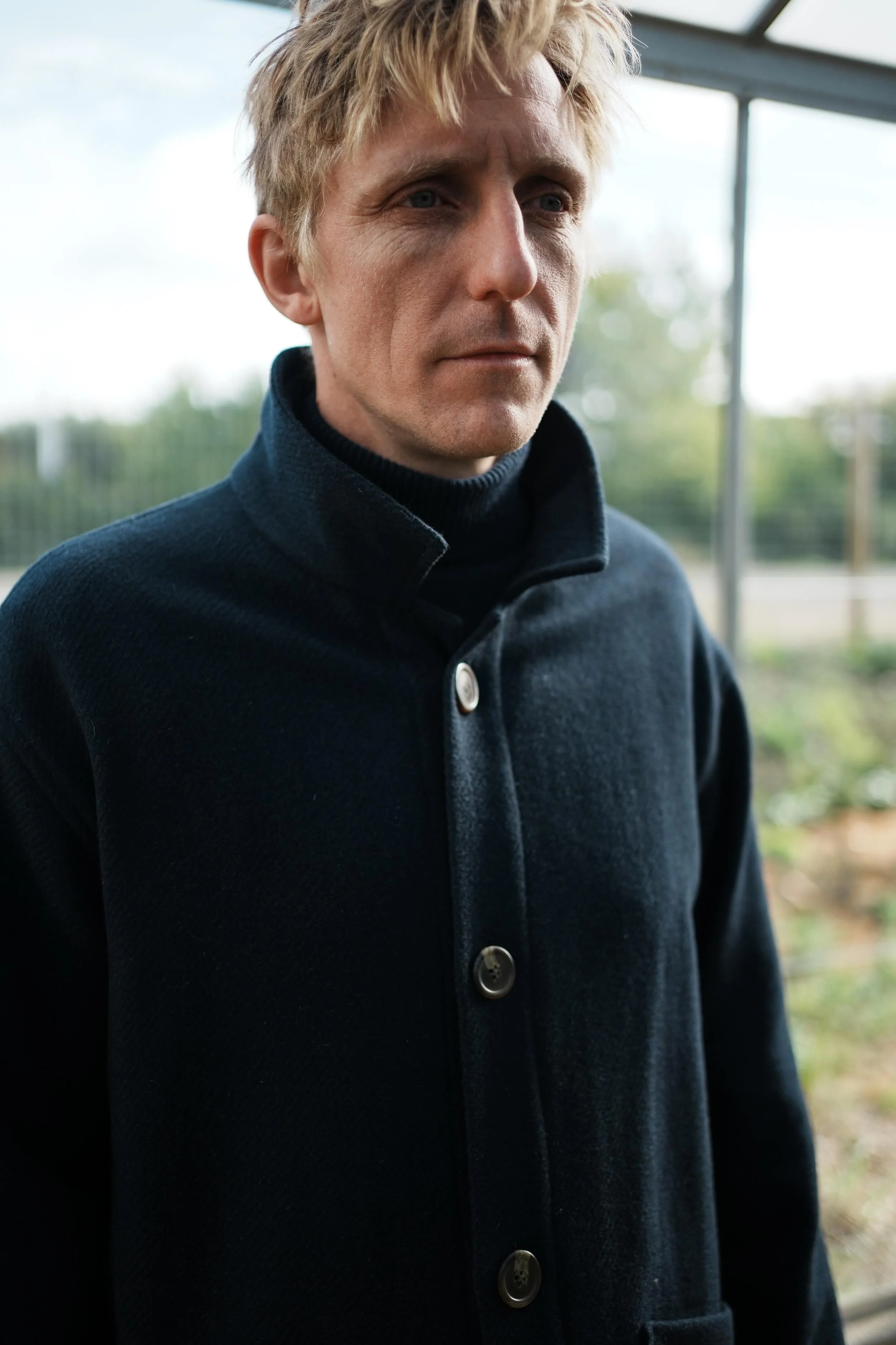 Blakeney Wool Jacket Navy - Image 10