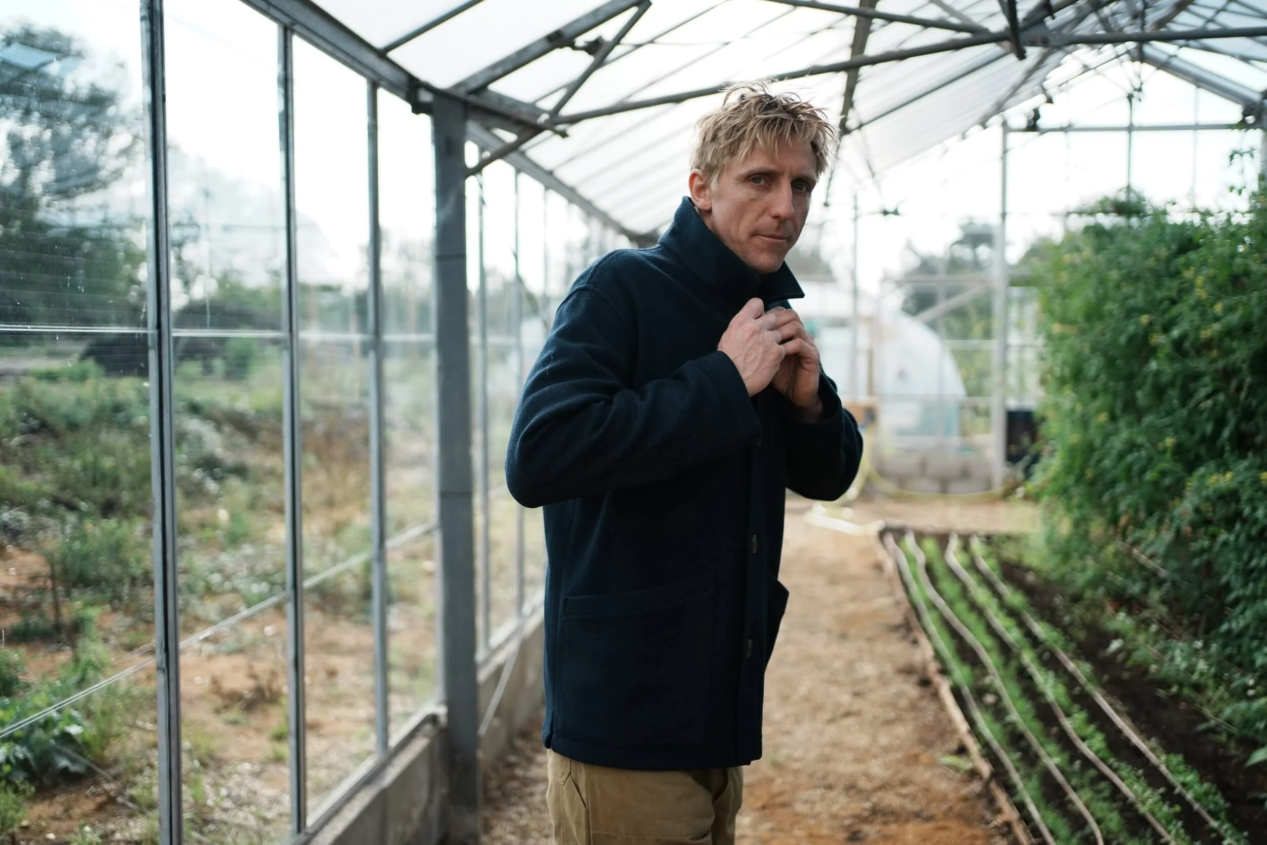 Blakeney Wool Jacket Navy - Image 9
