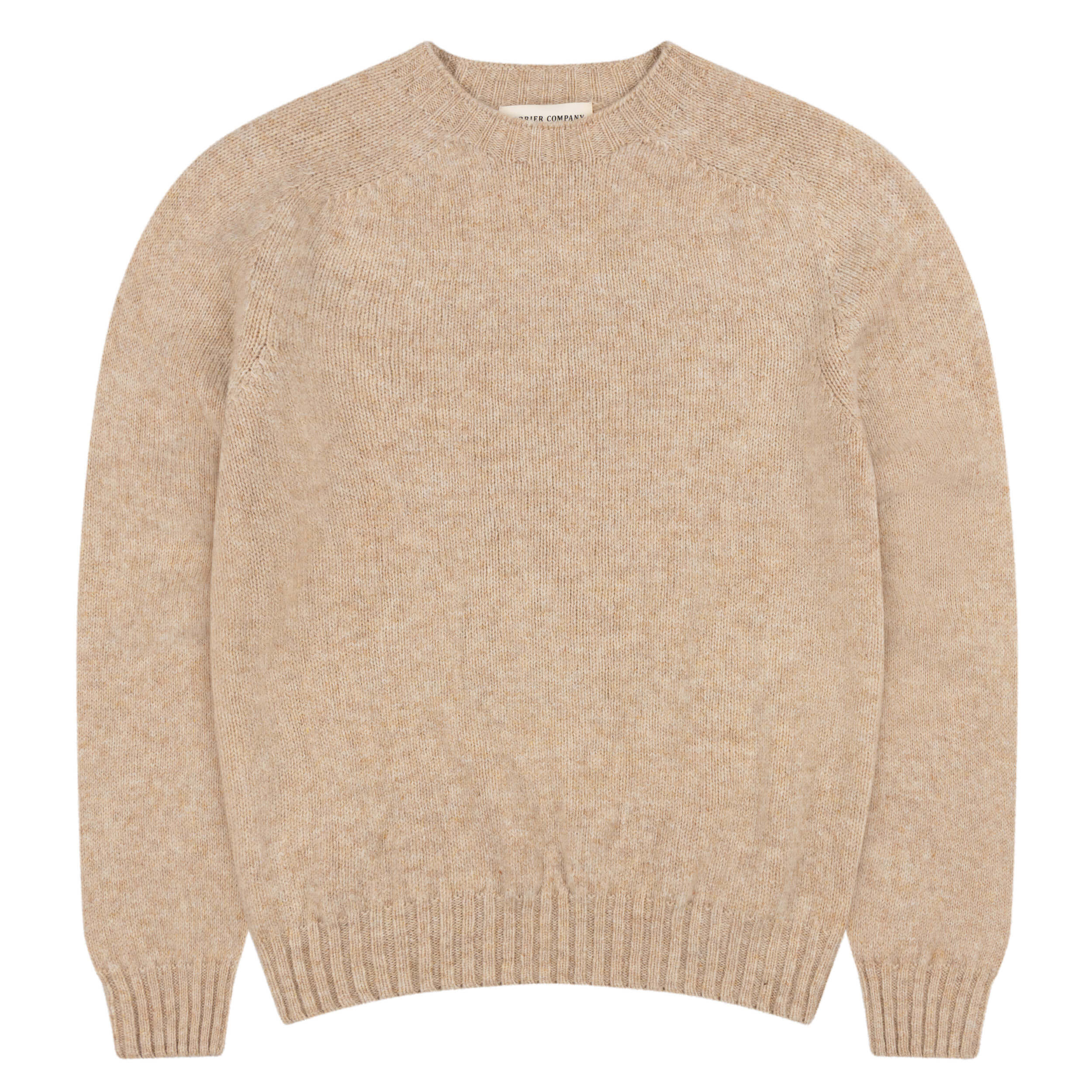 Shetland Lambswool Jumper in Calico
