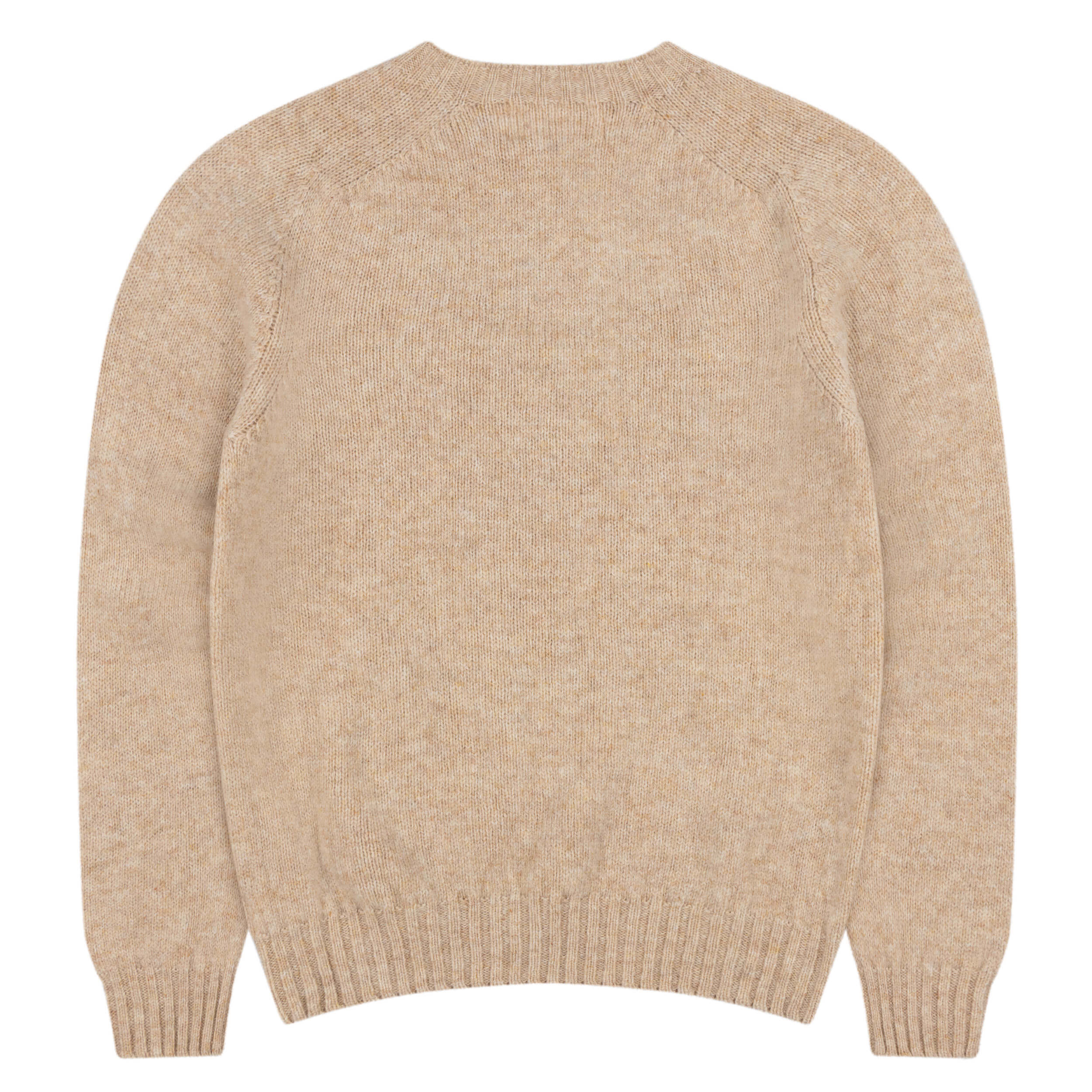 Shetland Lambswool Jumper in Calico - Image 2