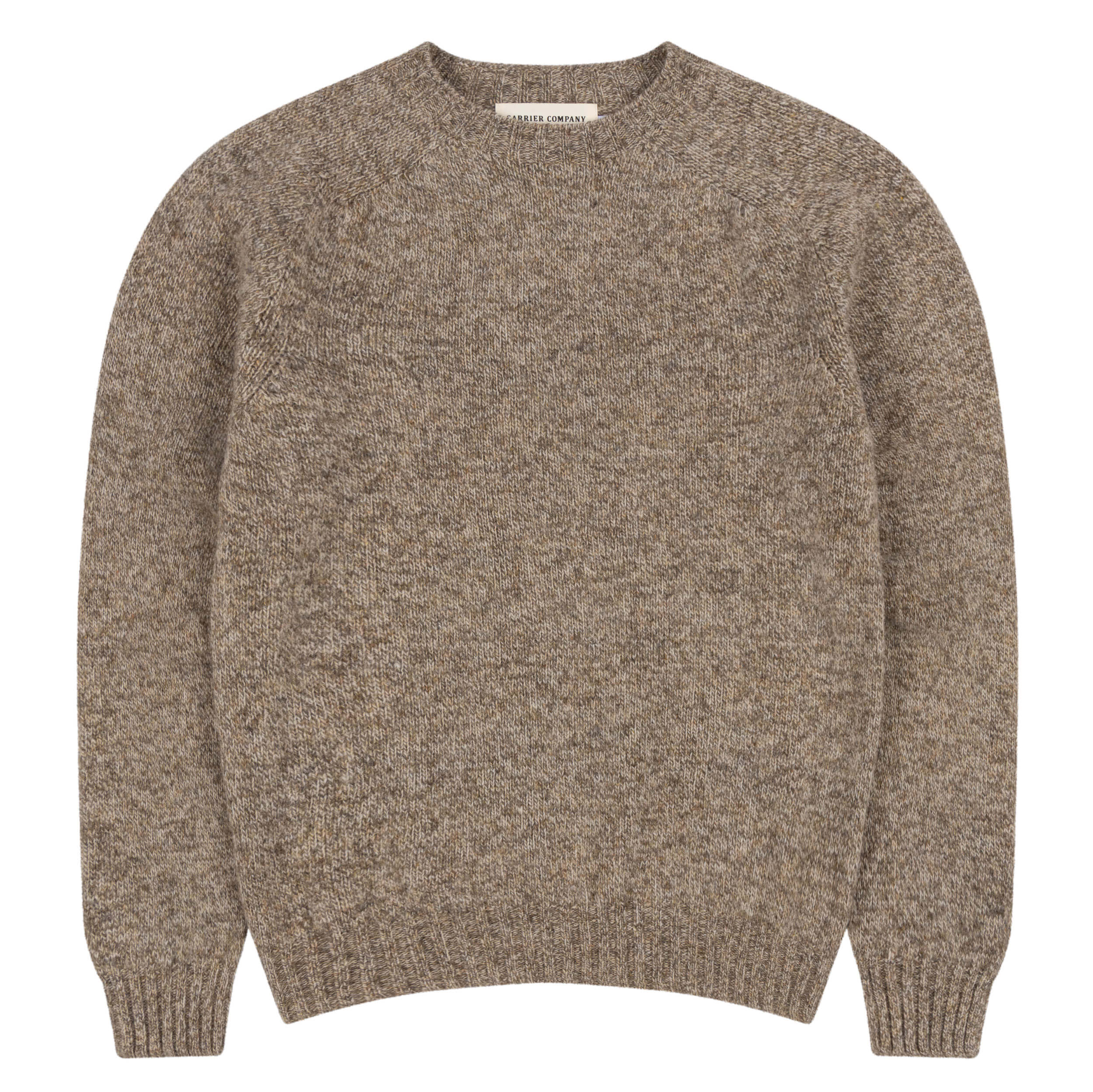 Shetland Lambswool Jumper in Shingle