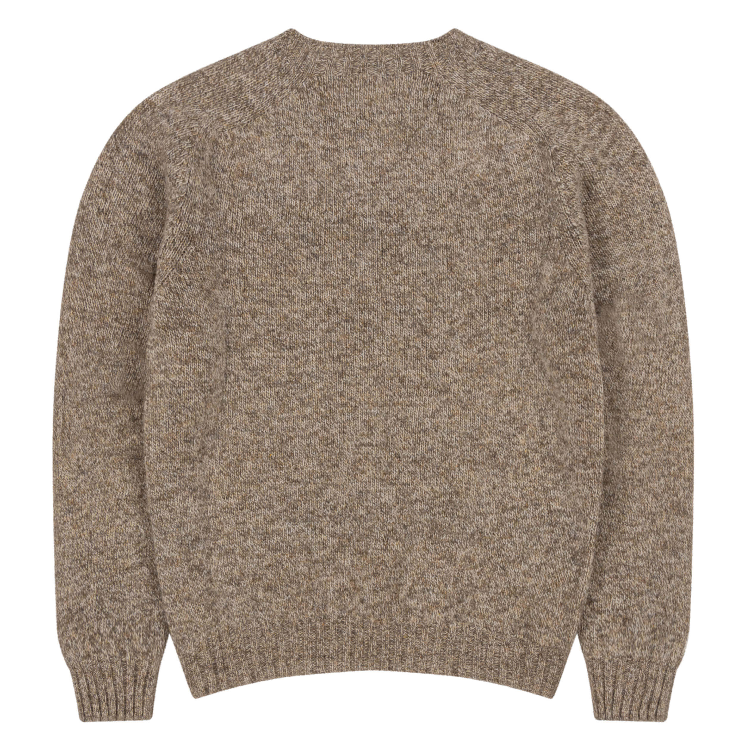Shetland Lambswool Jumper in Shingle - Image 2